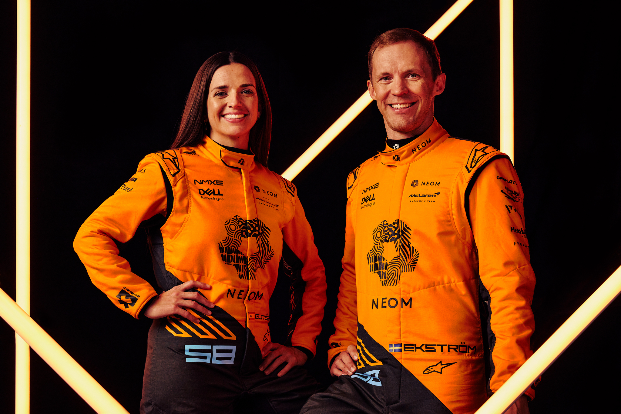 Cristina Gutirrez y Mattias Ekstrm sern los pilotos de McLaren en Extreme E.