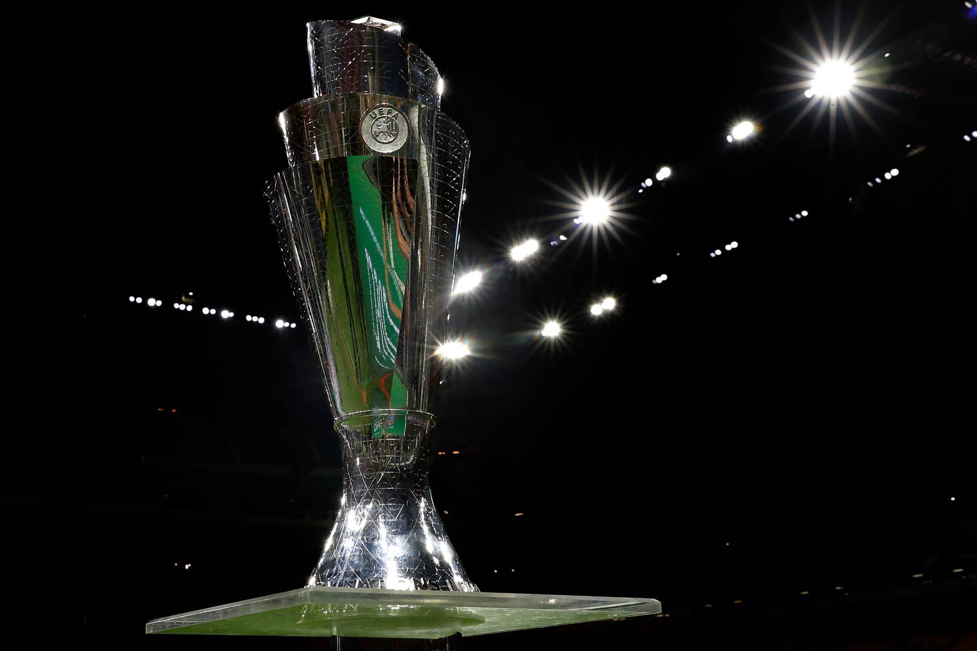 El trofeo de la UEFA Nations League