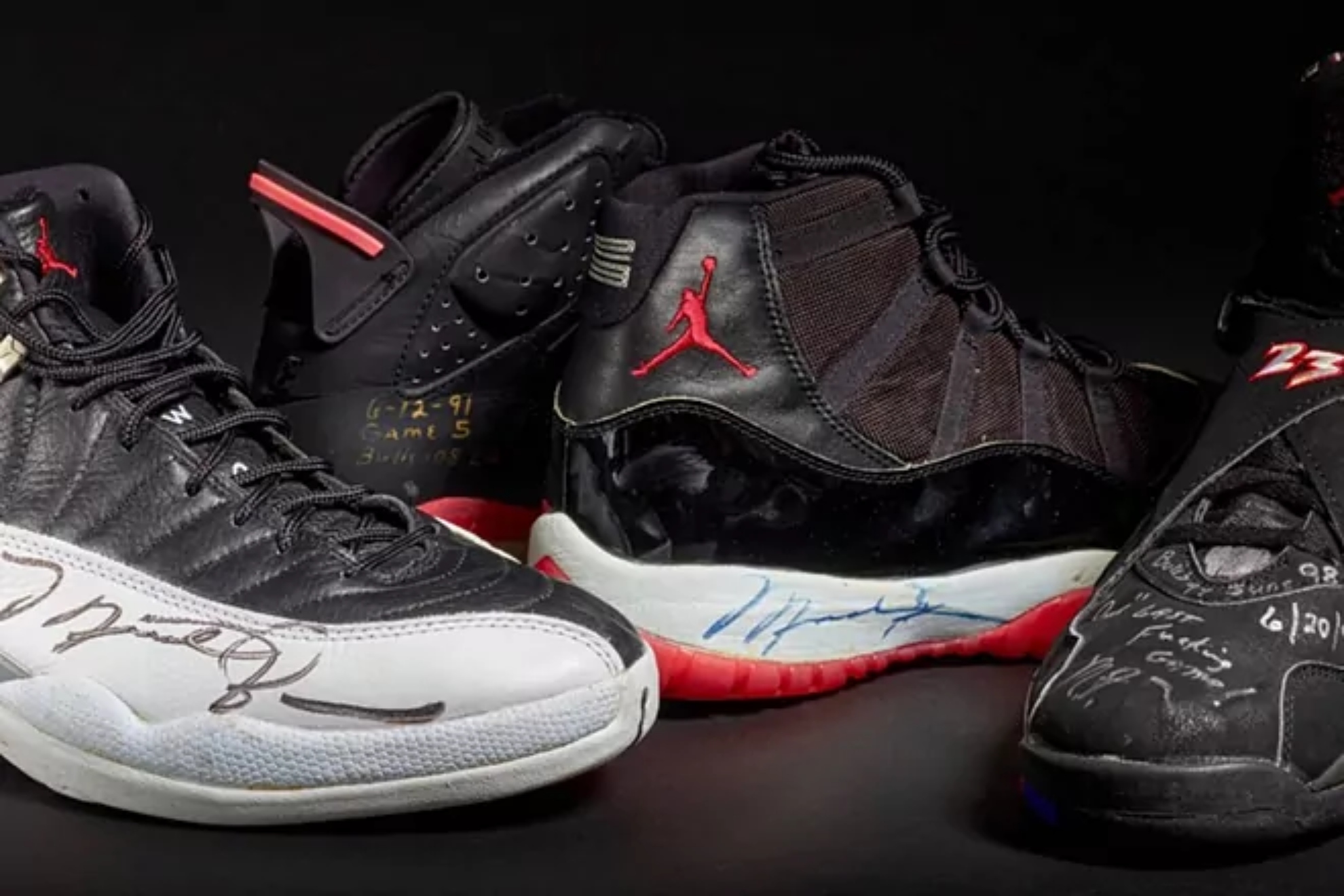 Michael Jordans championship-winning shoes sold at auction: What was the winning bid?
