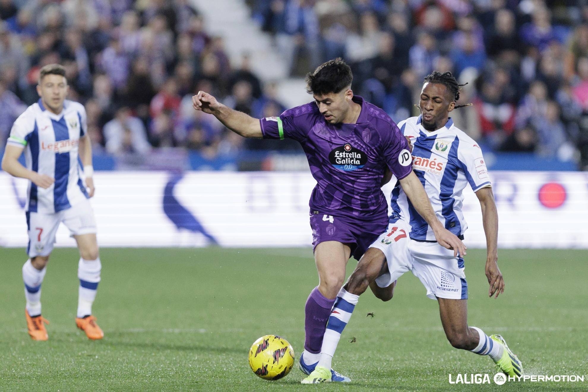 Imagen del Leganés-Valladolid que se disputó el sábado en Butarque.
