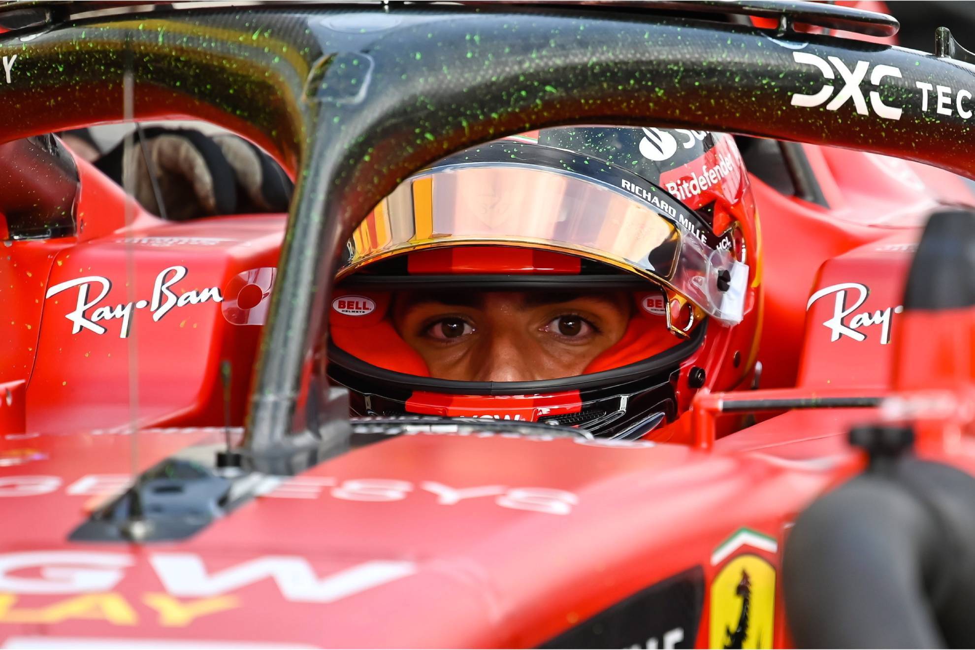 Carlos Sainz durante los libres 2 del Gran Premio de Hungra en 2023
