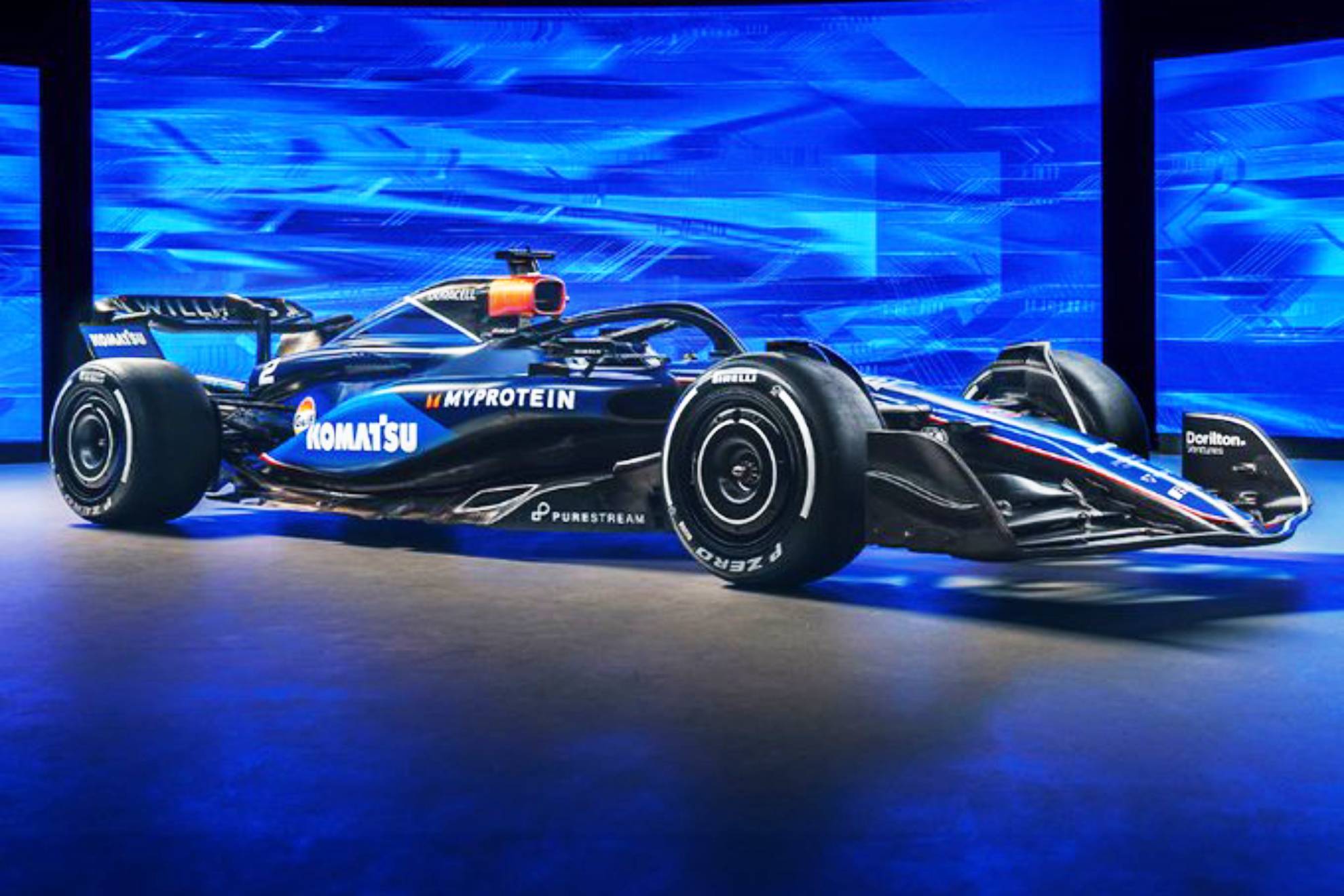 Williams F1 con nuevos colores y nuevo patrocinador, el FW46 deberá esperar