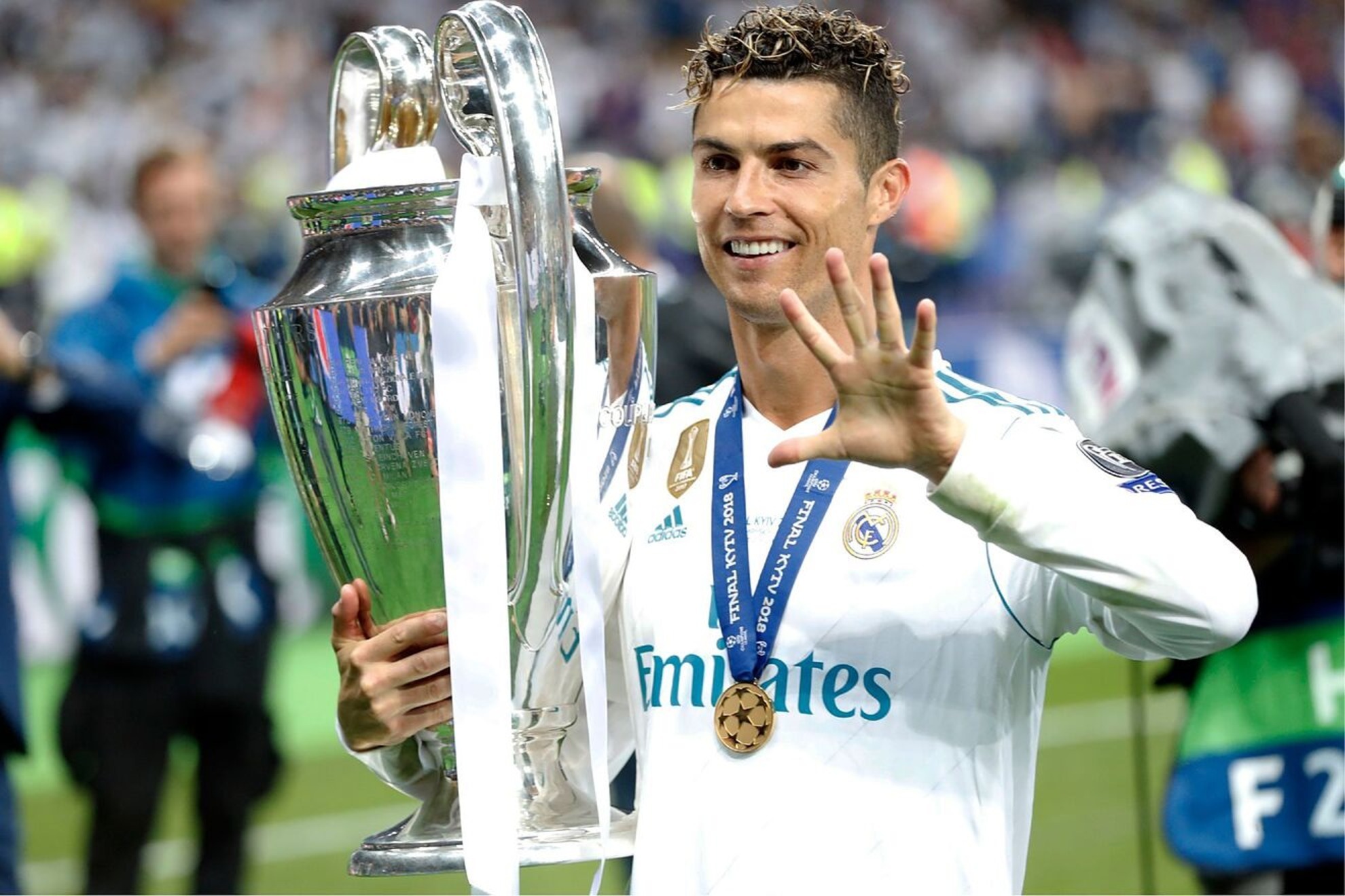 Cristiano Ronaldo left Madrid after the 2018 Champions League final in Kiev LAPRESSE
