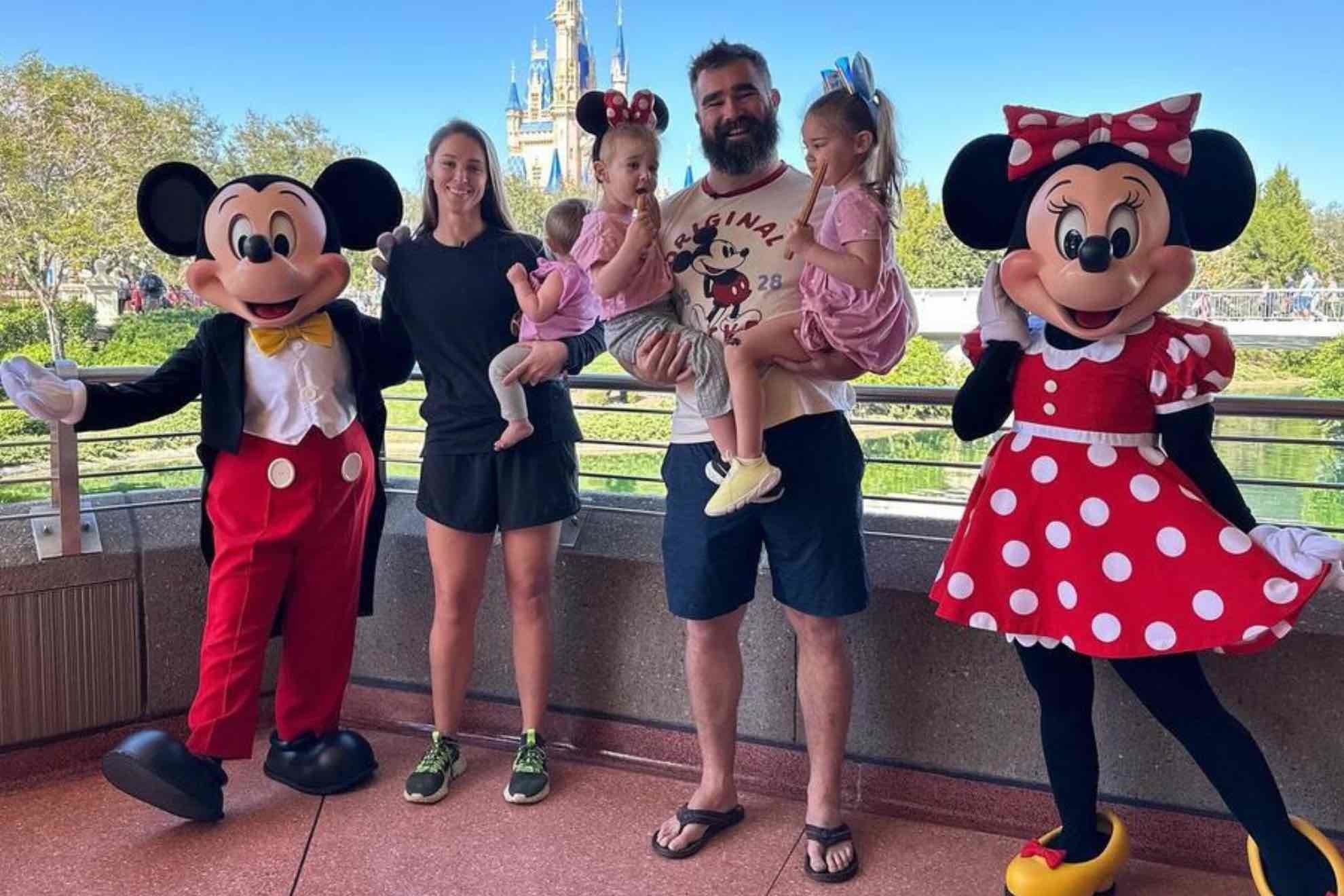 Jason Kelce took his family to Walt Disney World