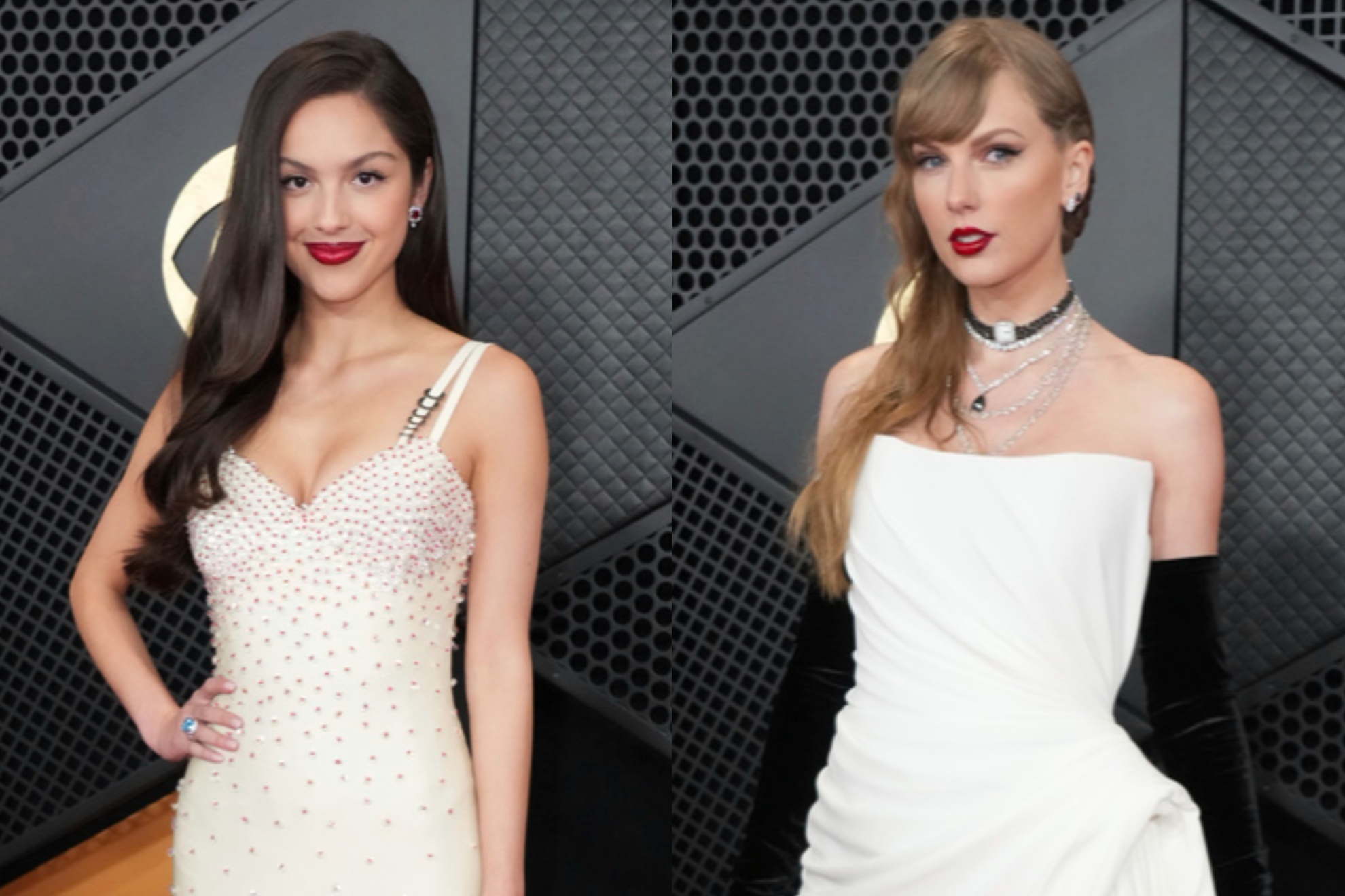 Olivia Rodrigo and Taylor Swift attended the 2024 Grammy Ceremony in Los Angeles