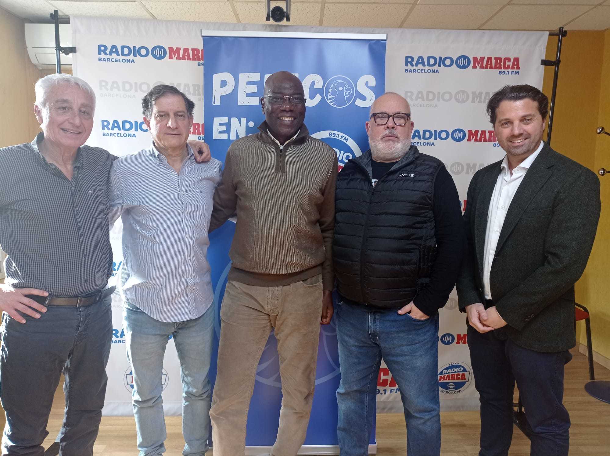Tommy NKono visita Radio MARCA Barcelona