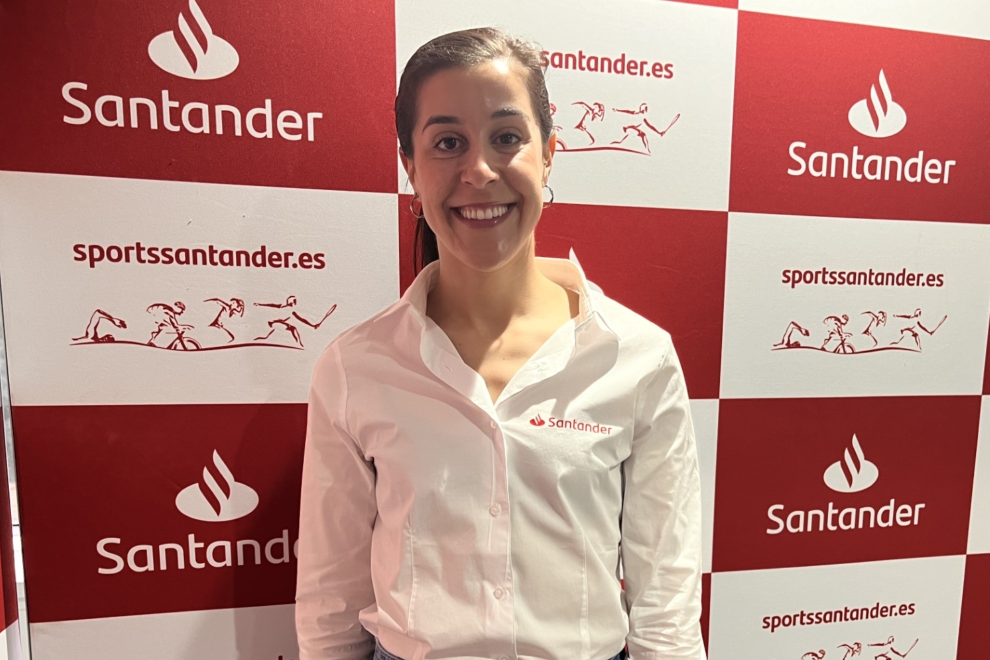 Carolina Marn en el Santander Work Caf de Paseo de Recoletos de Madrid.