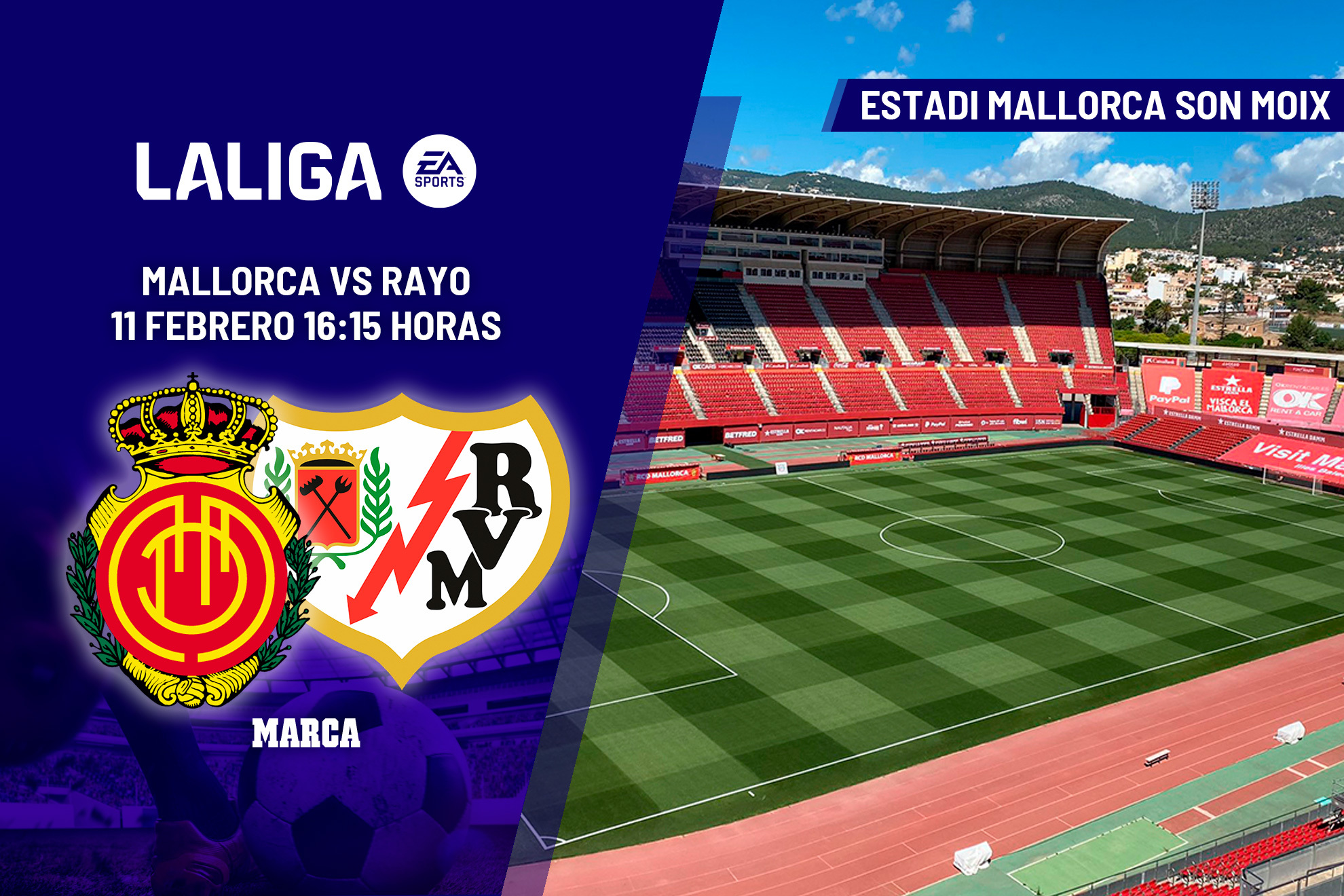 Mallorca - Rayo: resumen, resultado y goles