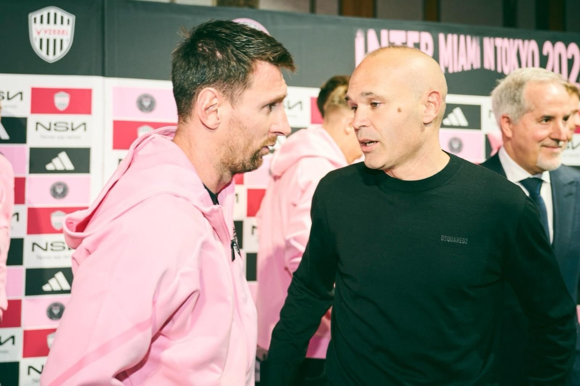 Andres Iniesta and Lionel Messi meet again in a friendly match