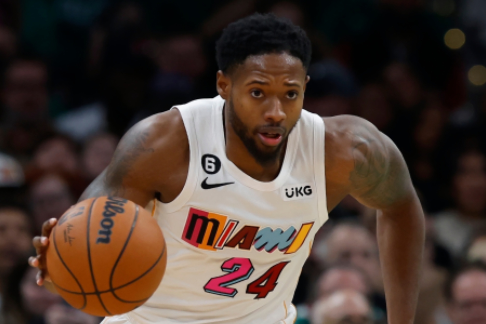 Miami Heats Haywood Highsmith was involved in a car accident after the teams game against the Orlando Magic