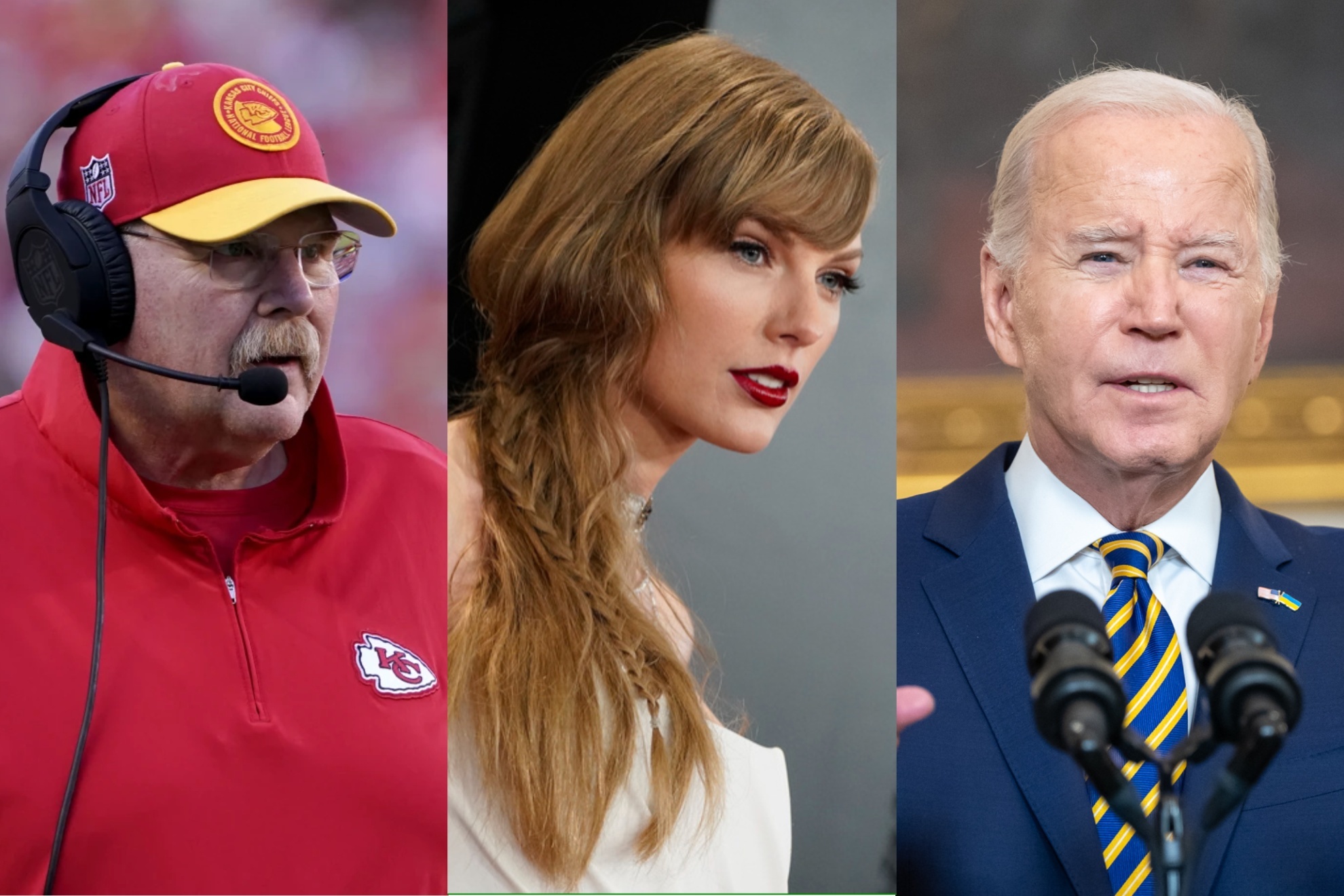 Andy Reid spoke out about the conspiracy theories surrounding Taylor Swifts and Joe Biden