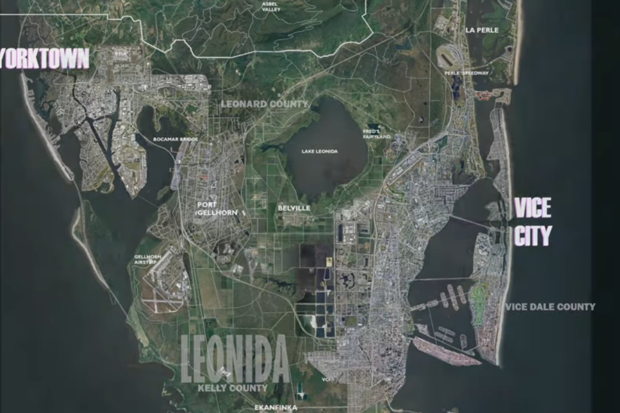 GTA 6: actualizan el mapa del nuevo juego de Rockstar con todos los detalles filtrados