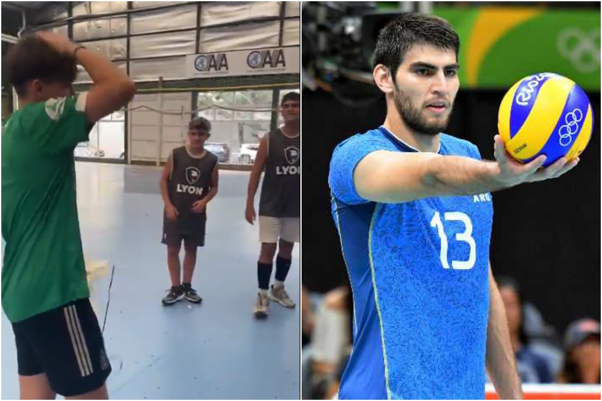 La sorpresa viral de un medallista olmpico al voleibolista de 14 aos al que haban robado sus zapatillas