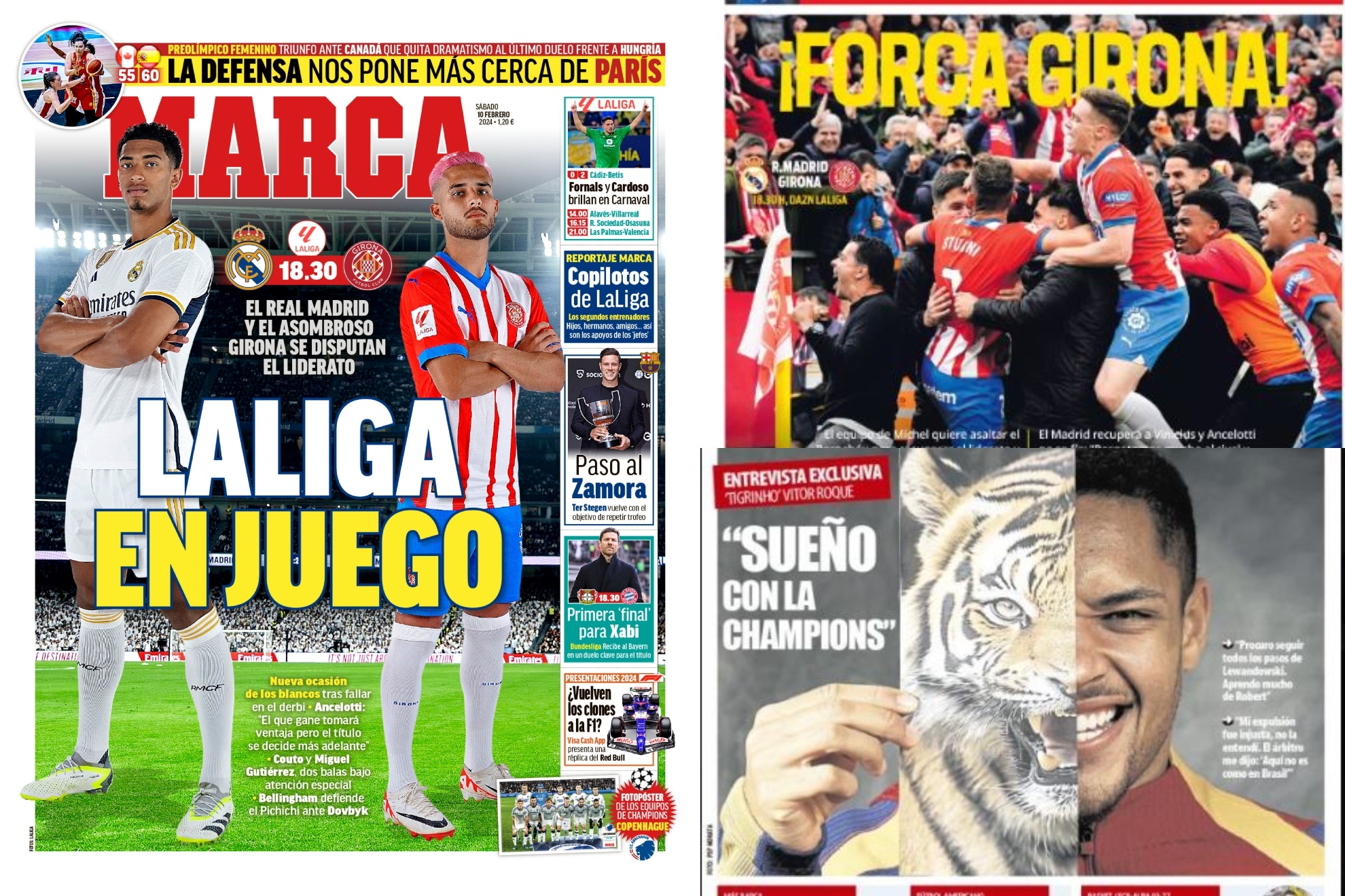 Las portadas del día: LaLiga en juego, ¡Força Girona!...