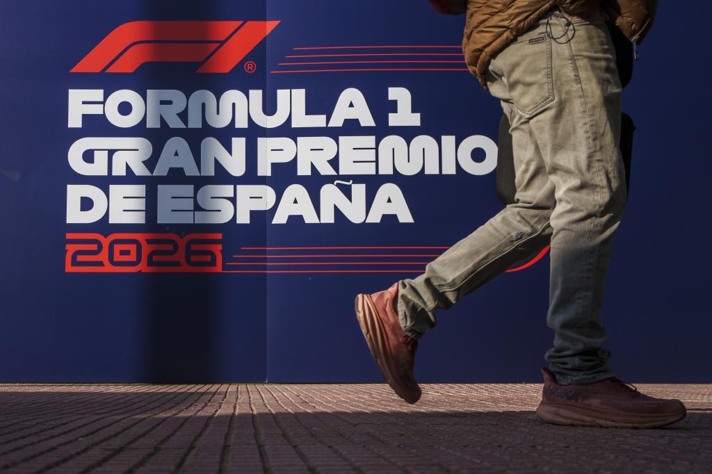 Cartel anunciando el GP de Espa