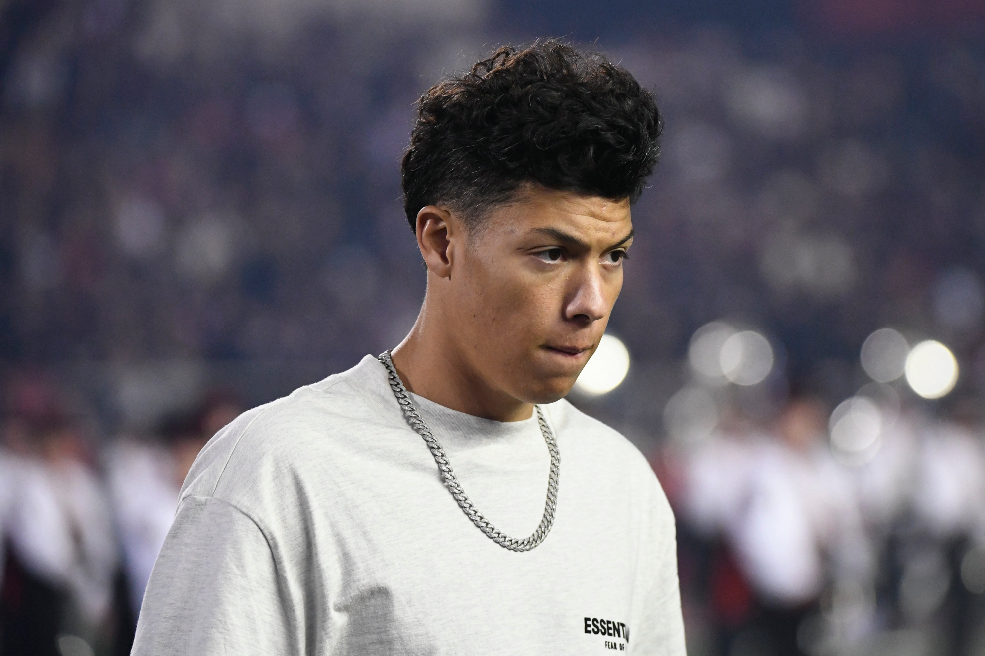 Brittany Mahomes looks totally fed up with Jackson Mahomes after awkward night club incident before Super Bowl