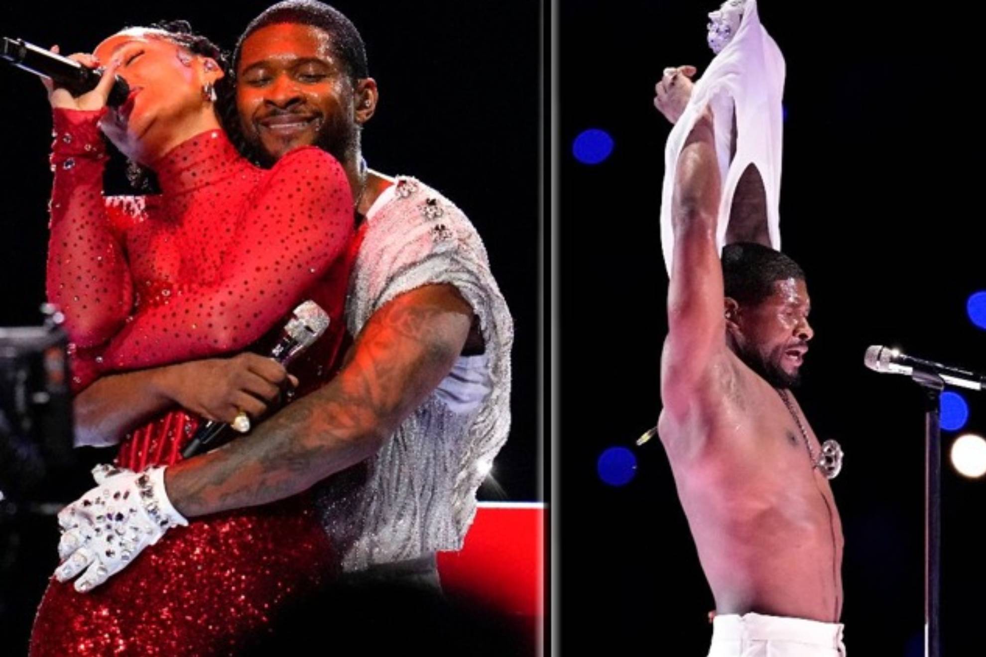 Los detalles del aburrido show de Usher en la Super Bowl al que no salvó ni un striptease: Una bazofia