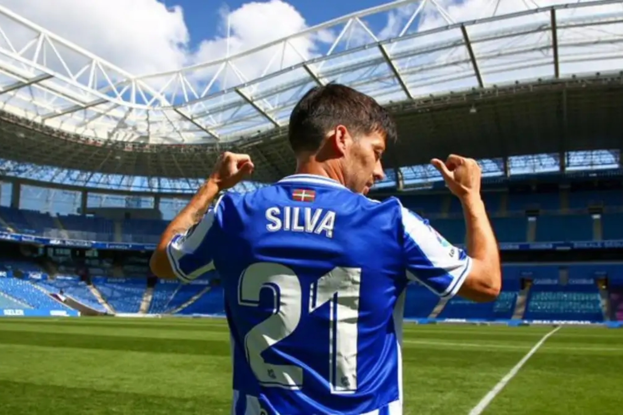 David Silva, en su etapa de futbolista de la Real.