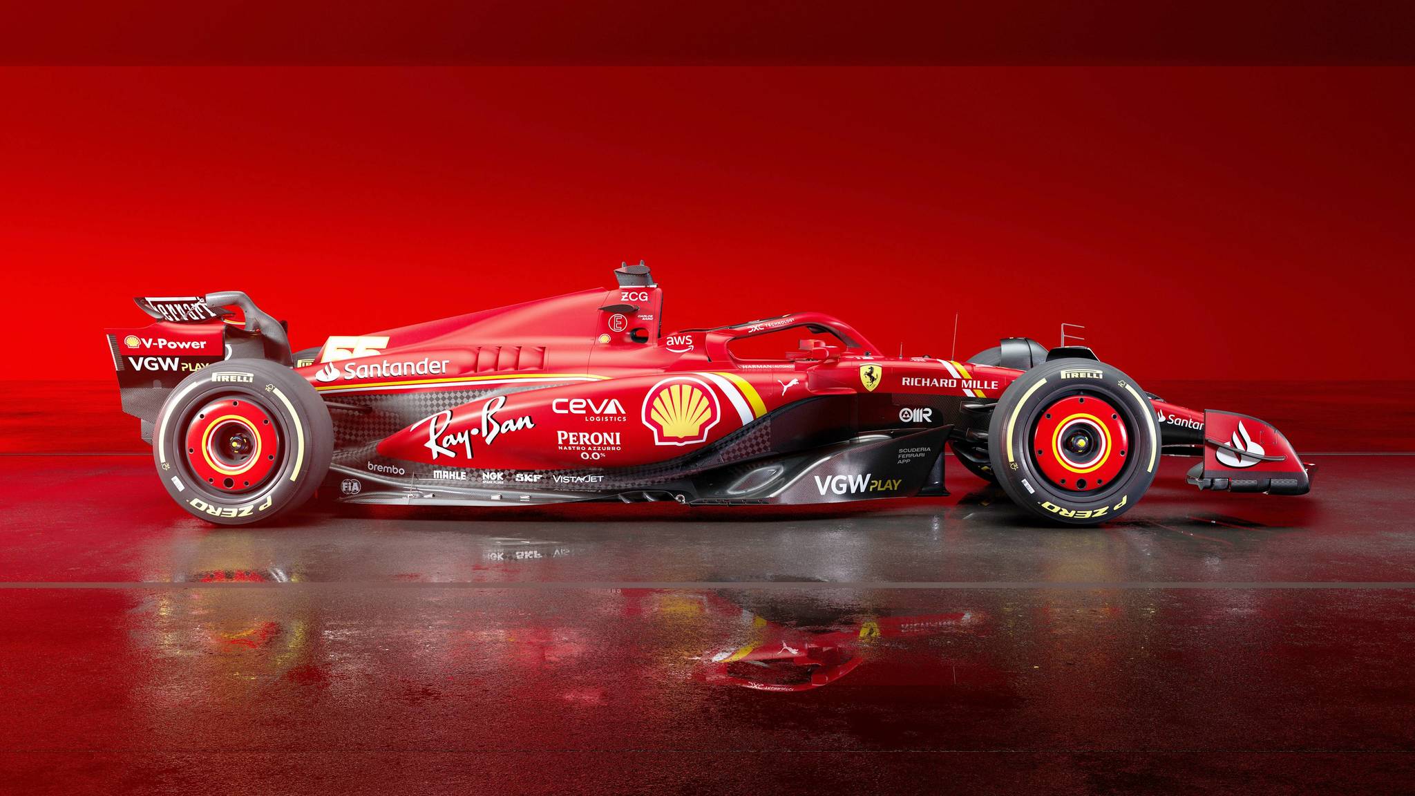 Checo Prez y Red Bull ya conocen su nuevo 'enemigo': presentado el Ferrari SF-24