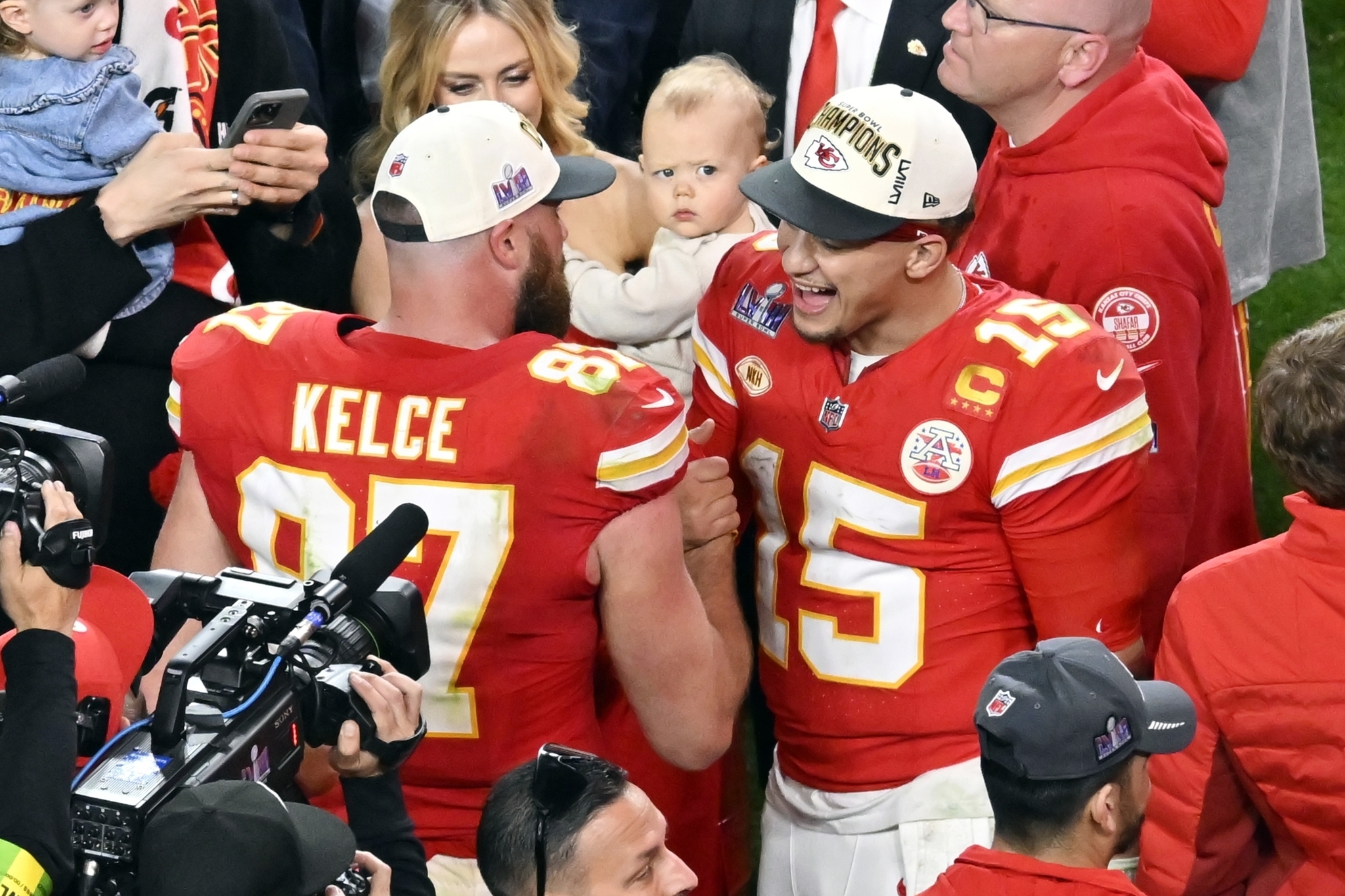 Kelce and MAhomes