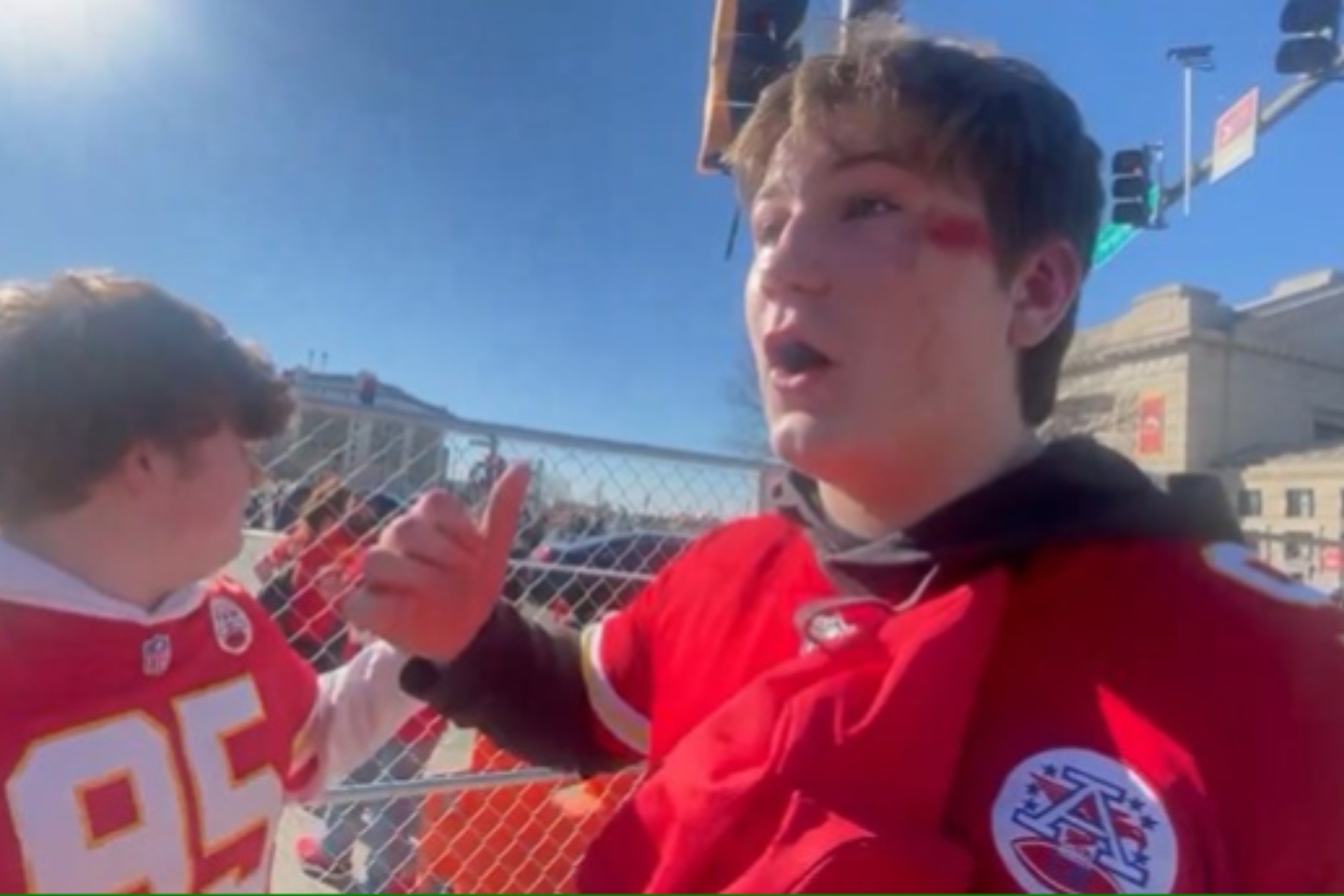 Teen says Chiefs head coach Andy Reid tried to comfort him after Kansas City shooting