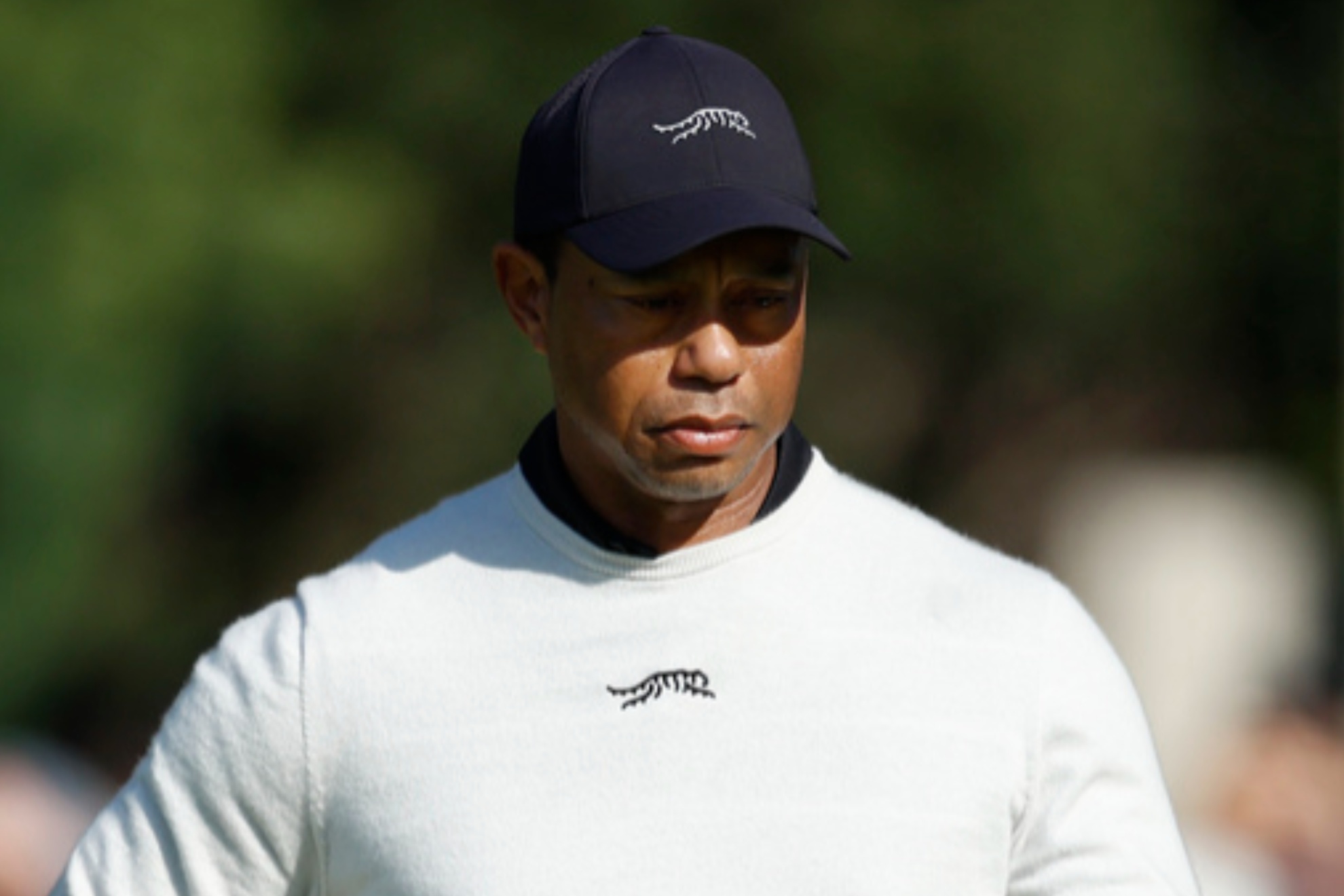 Tiger Woods at the Genesis Invitational golf tournament at Riviera Country Club
