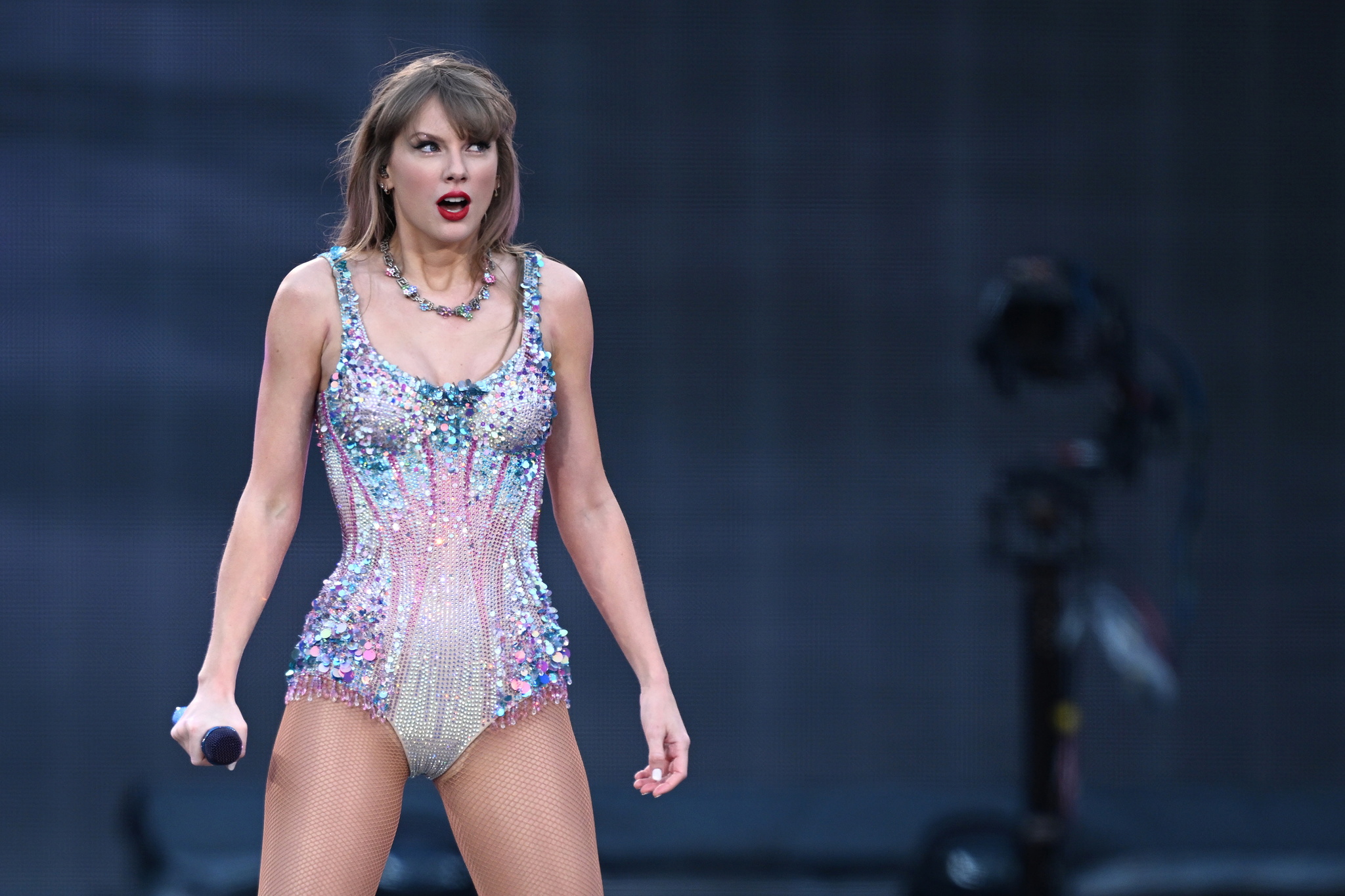 Taylor Swift during the first night of the The Eras Tour in Australia at the Melbourne Cricket Ground