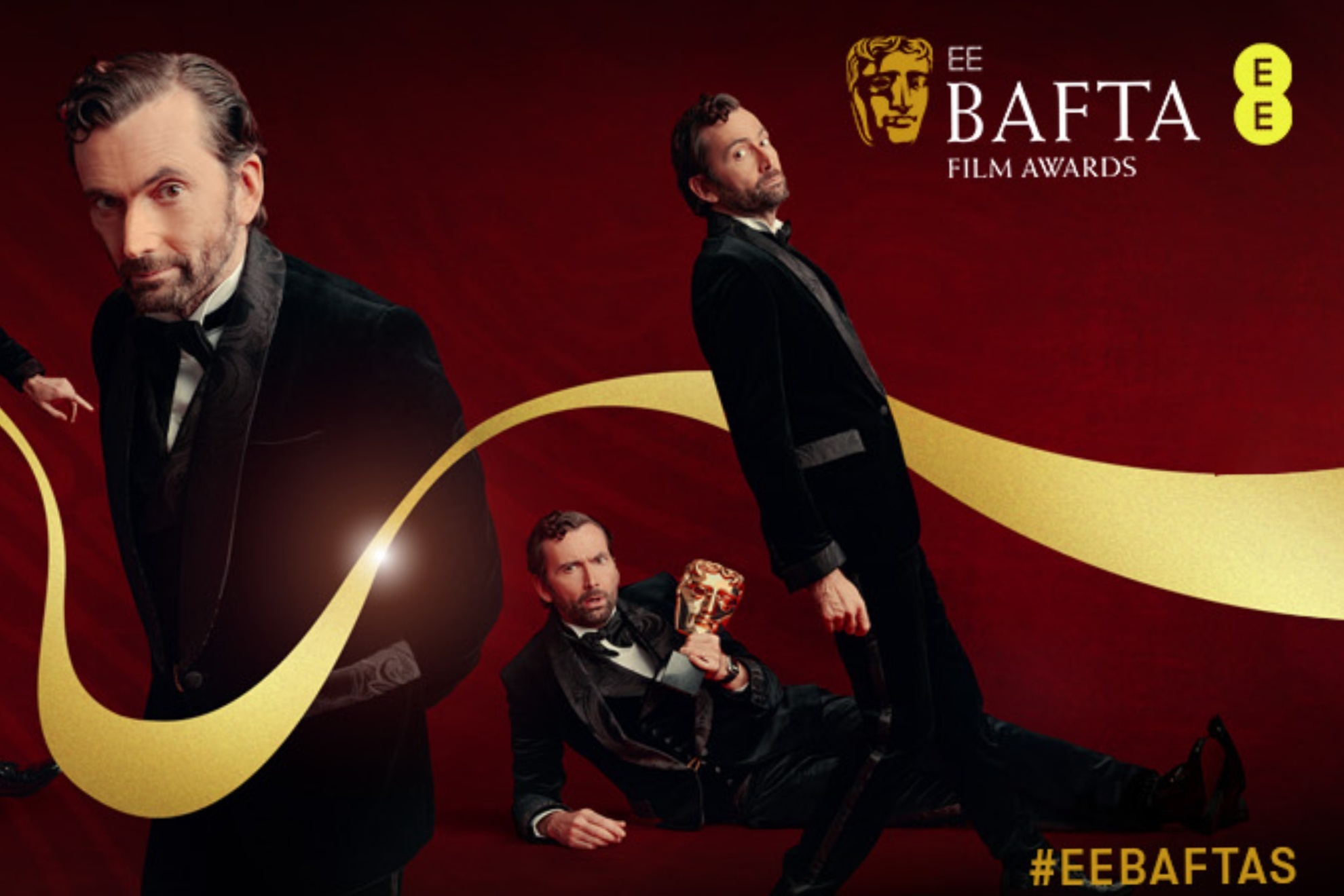 David Tennant will host the 77th British Academy Film Awards.