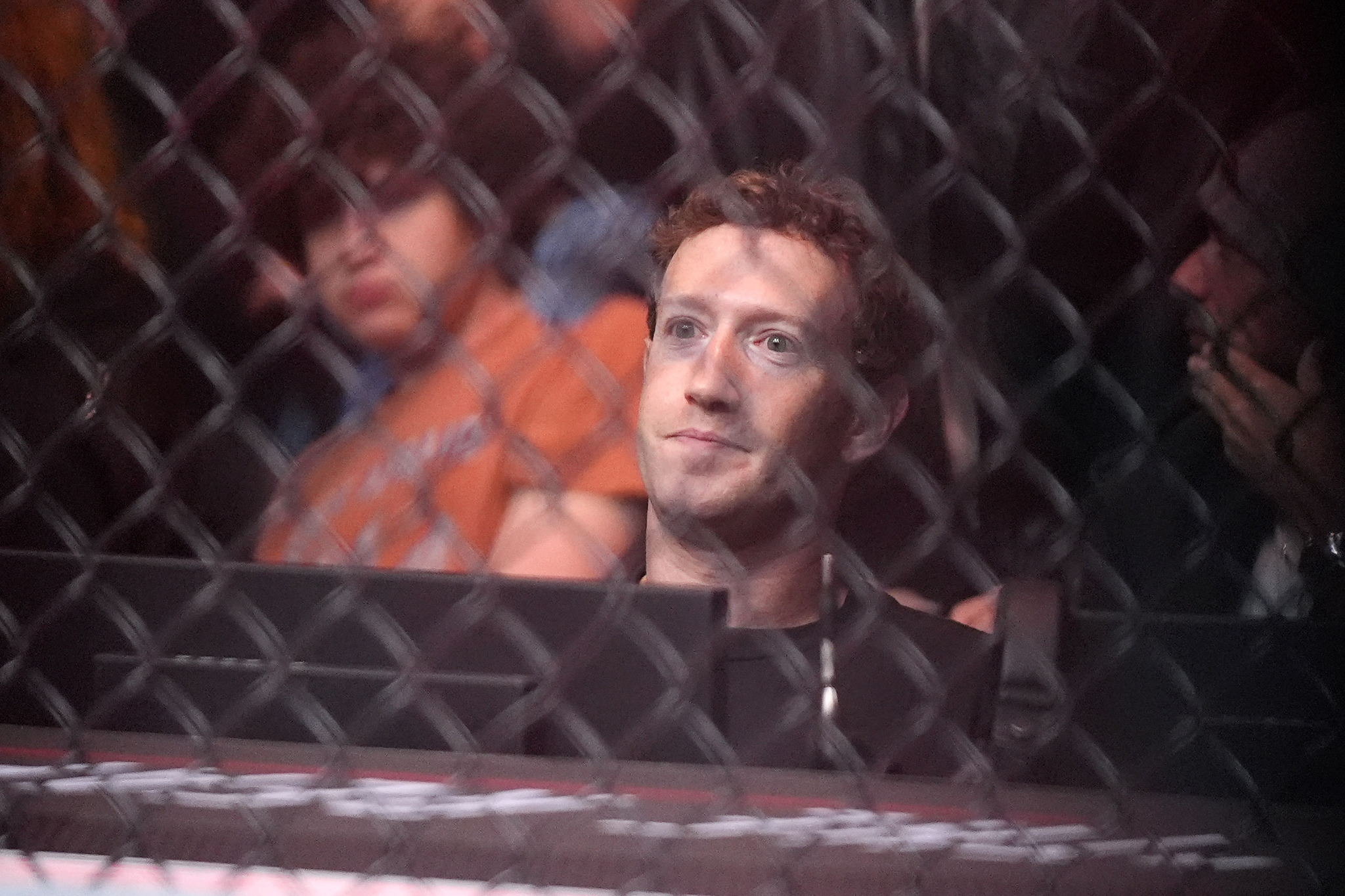 Mark Zuckerberg looks awkward as part of UFC 298 event