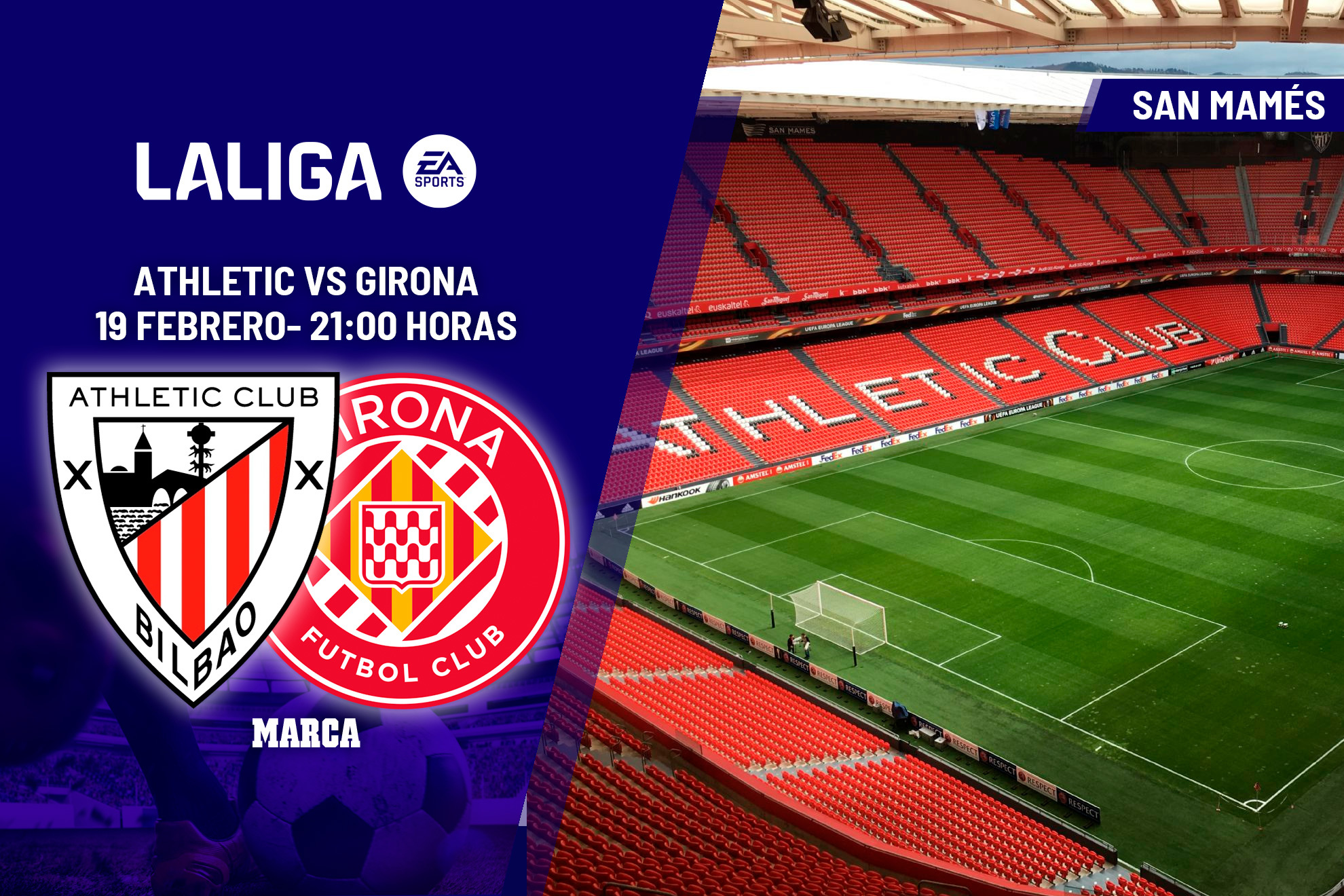 Athletic - Girona, hoy en directo | La Liga EA Sport en vivo
