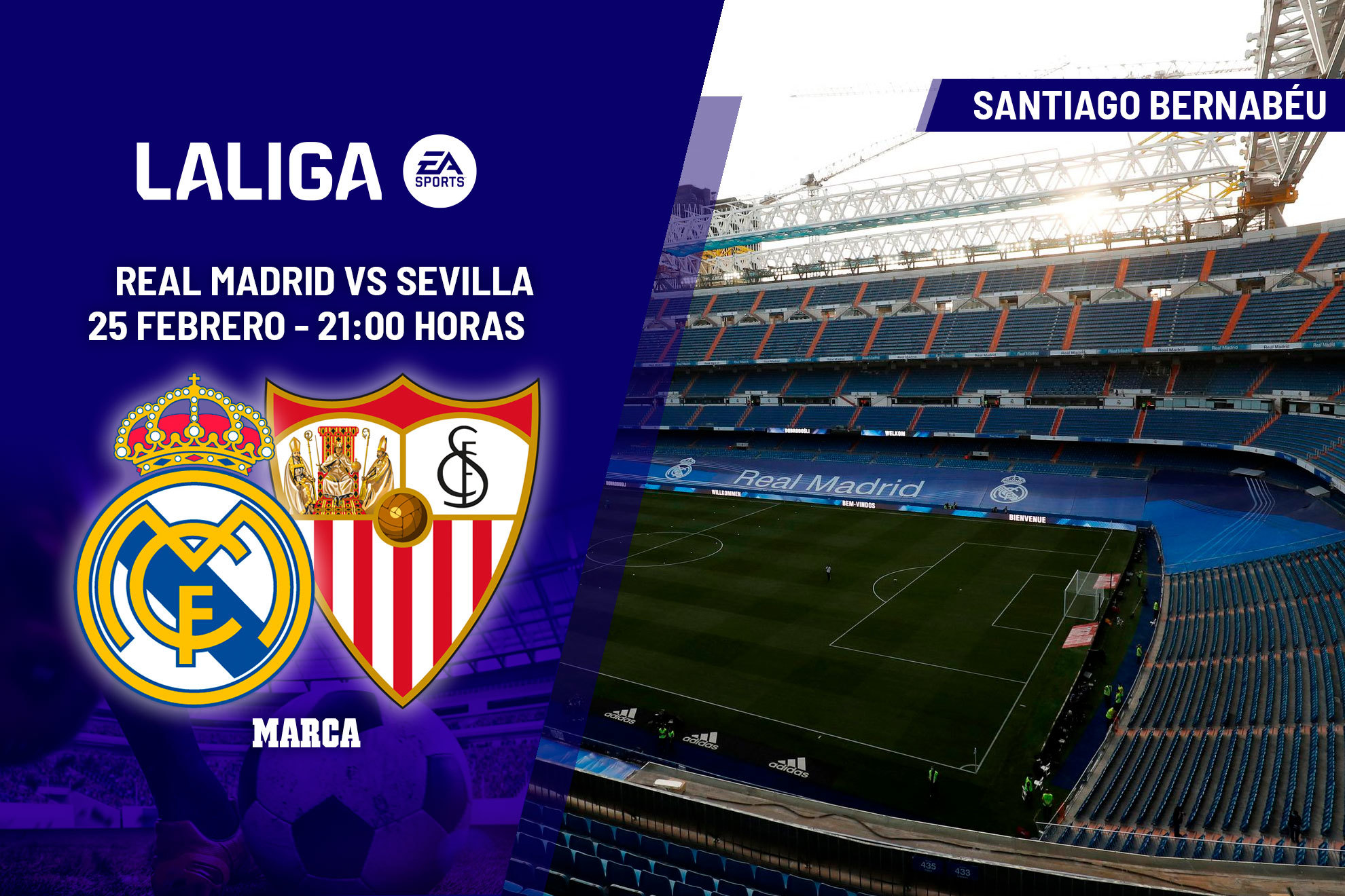 Real Madrid - Sevilla: horario, dónde ver en TV y canal del partido de LaLiga EA Sports