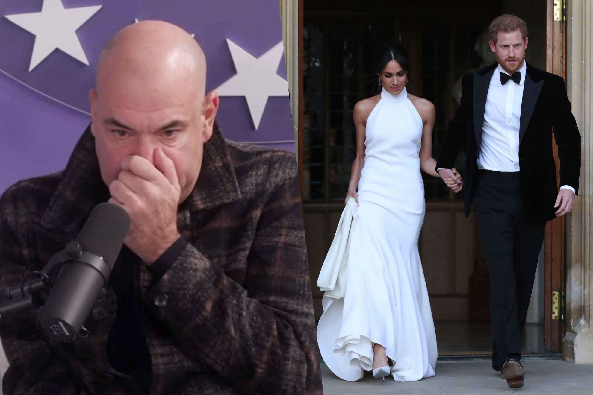 There was an awful smell at Harry and Meghans wedding, according to Rick Hoffman