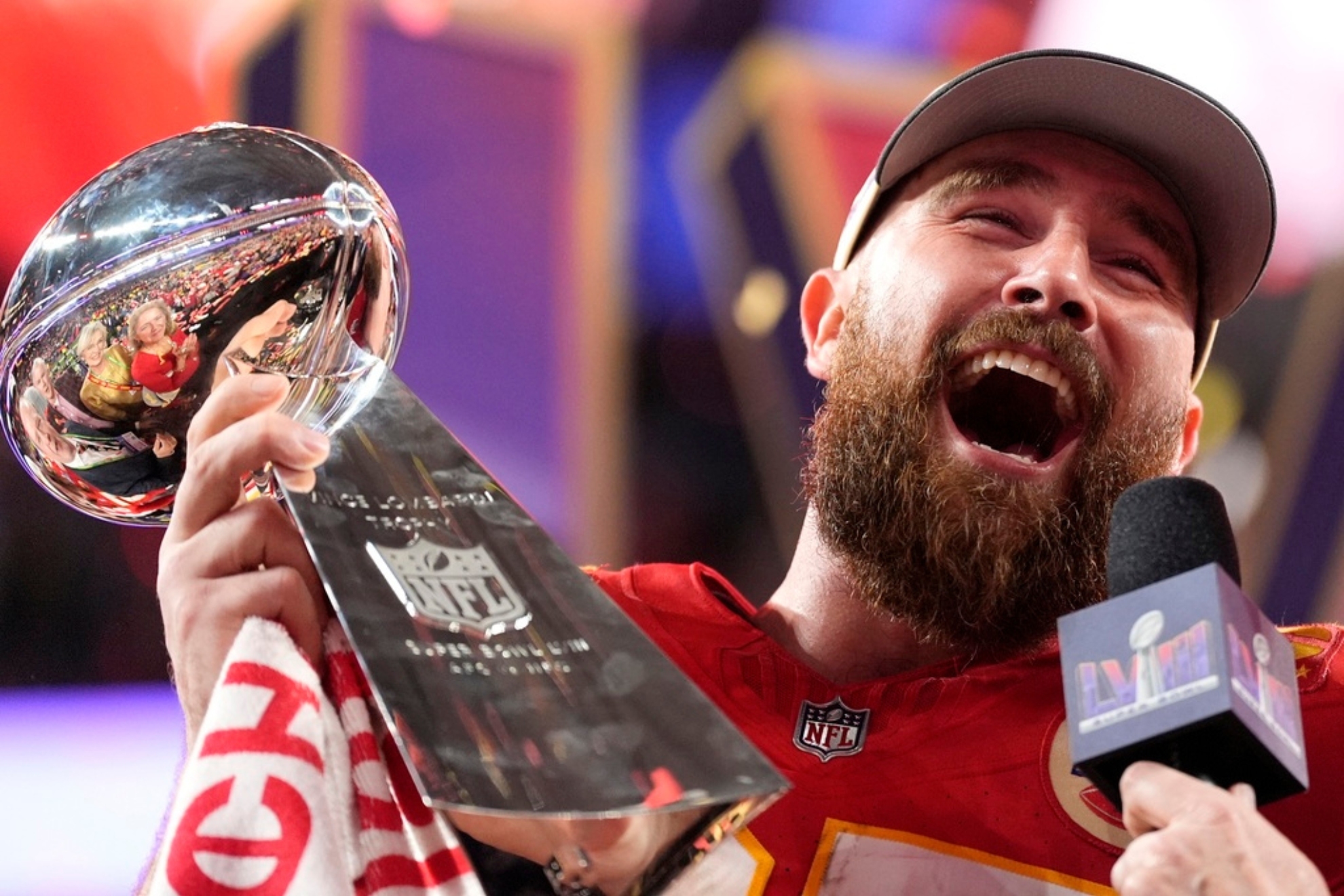 Kelce couldnt believe he was selected for the award