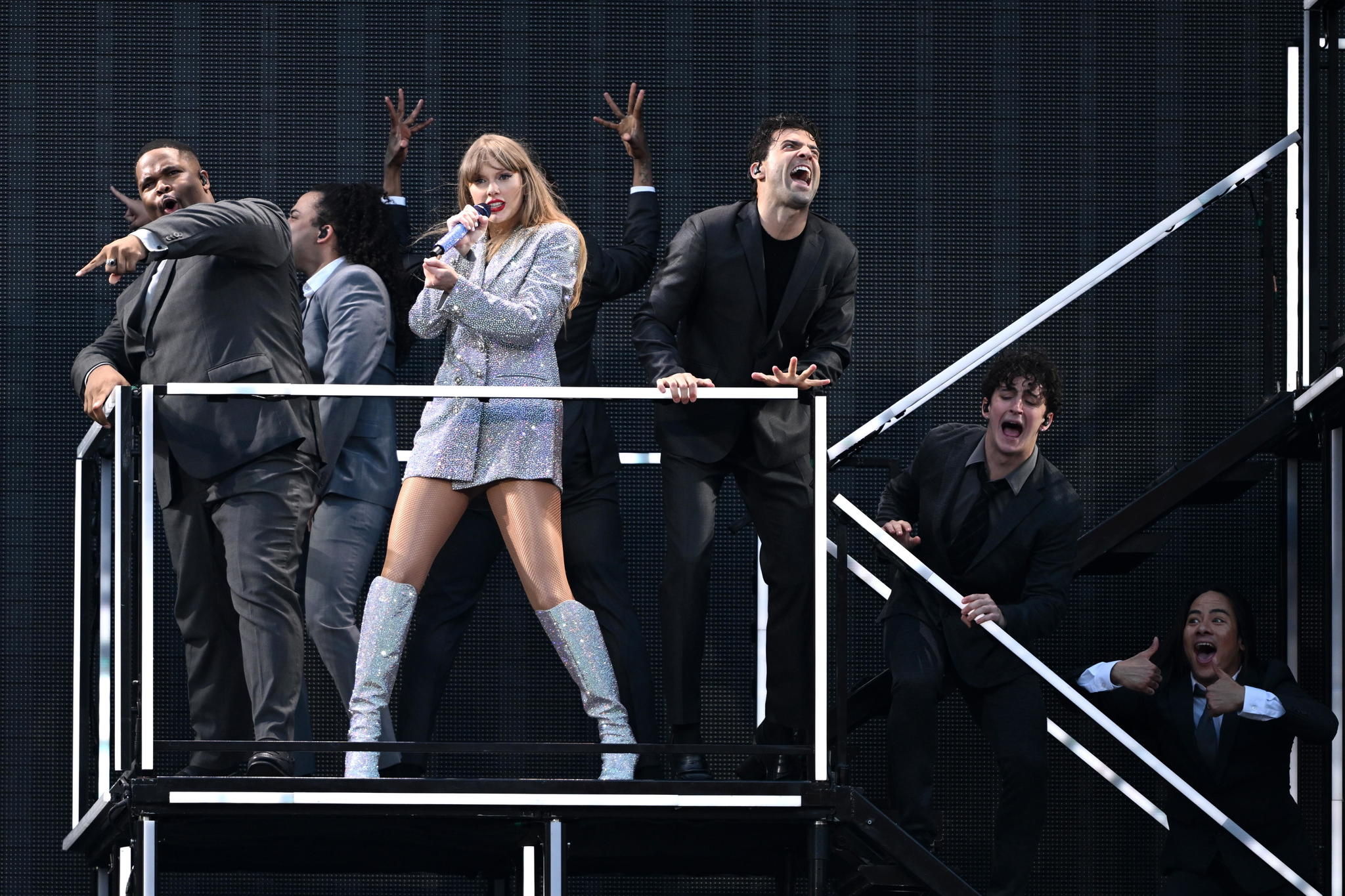 Taylor Swift performs during the first night of the The Eras Tour in Australia