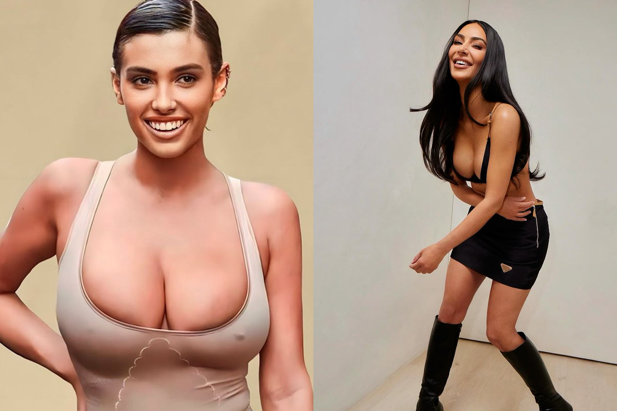 Bianca Censori / Kim Kardashian
