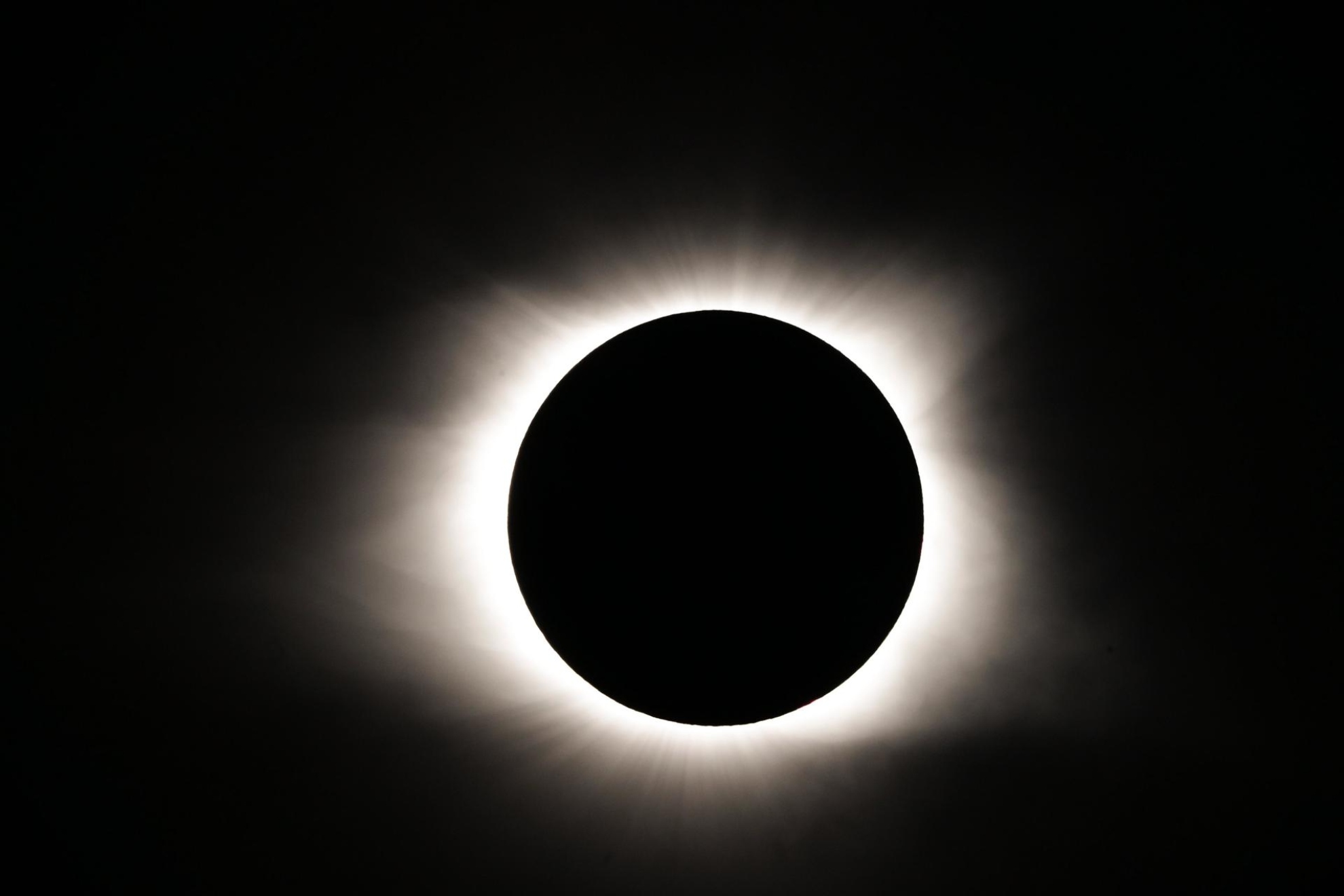 Una imagen del último eclipse solar total del pasado 2017. EFE