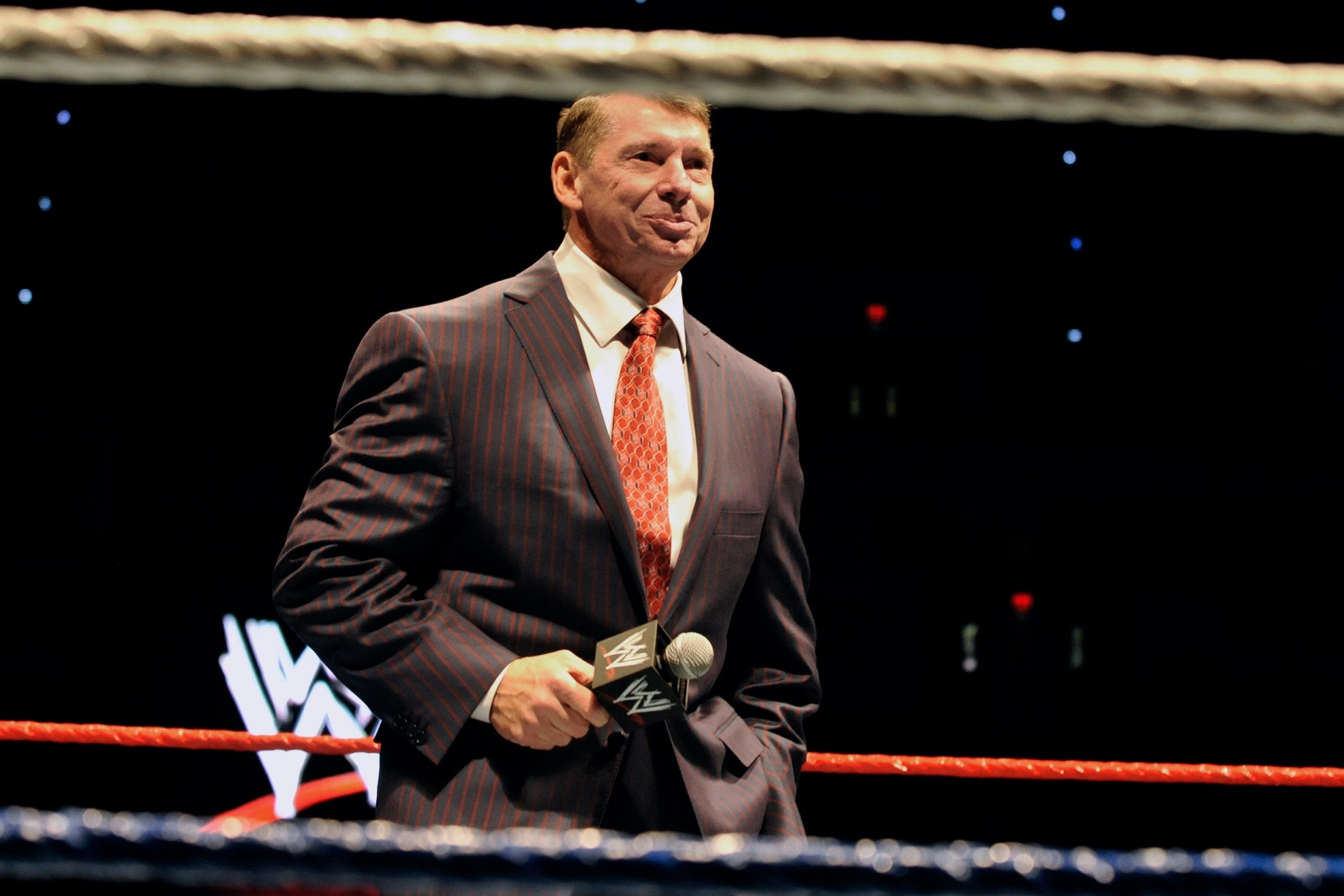 Vince McMahon at a WWE event