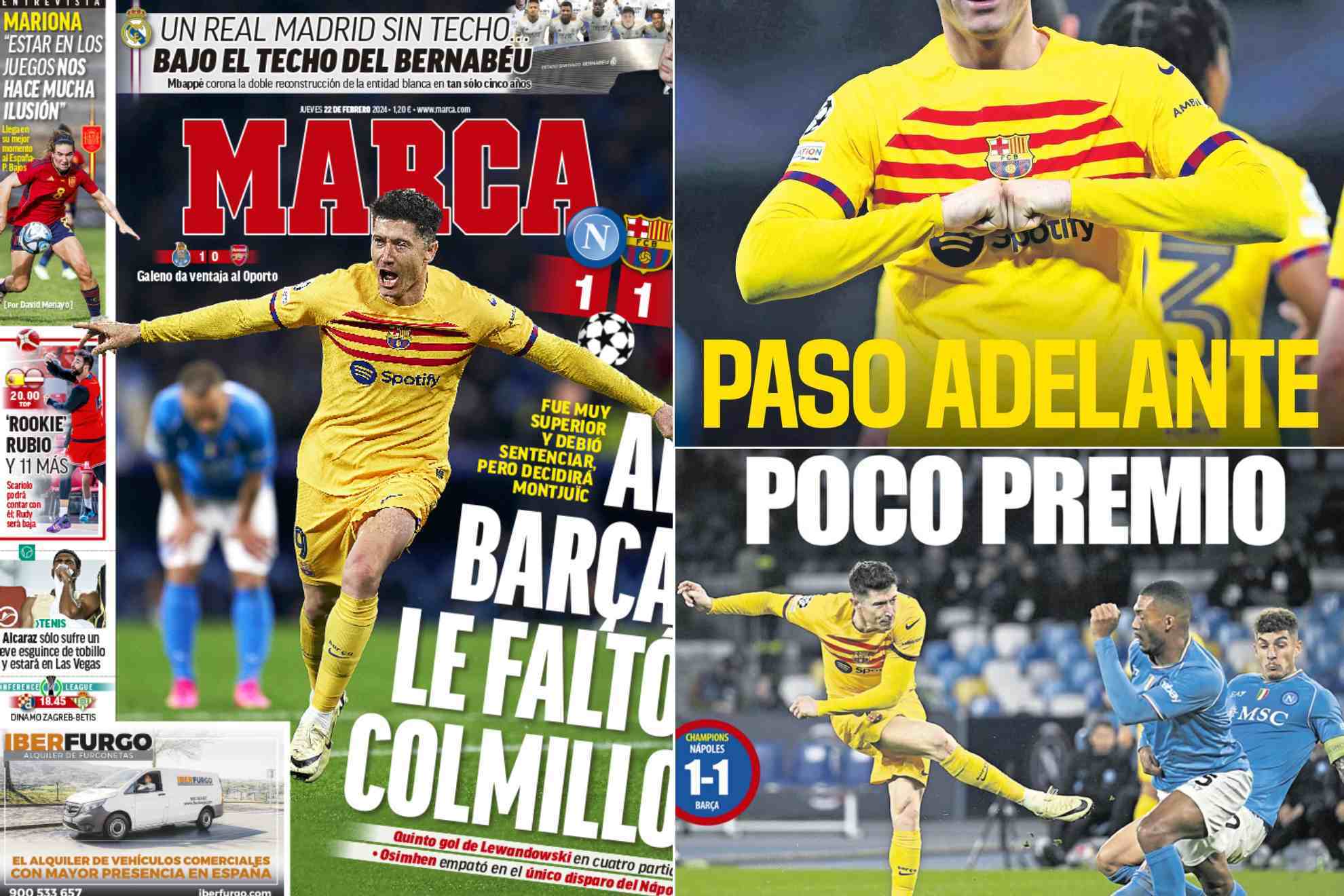 Las portadas: el Barça mereció más