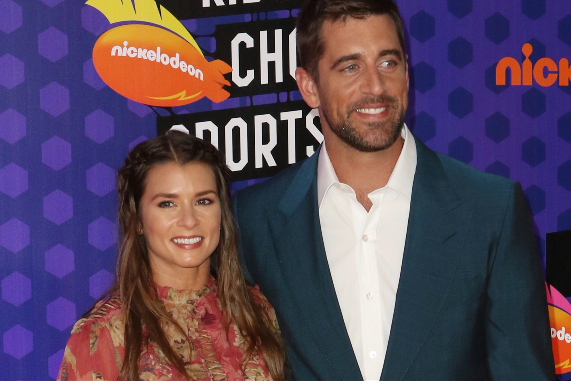 Former power couple Danica Patrick and Aaron Rodgers.