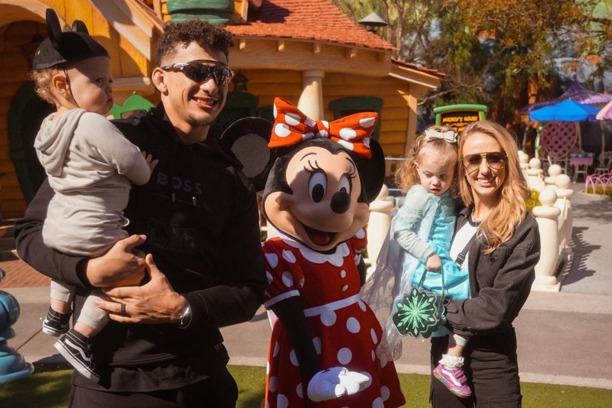 Brittany Mahomes shared snapshots from her familys recent trip to Disneyland