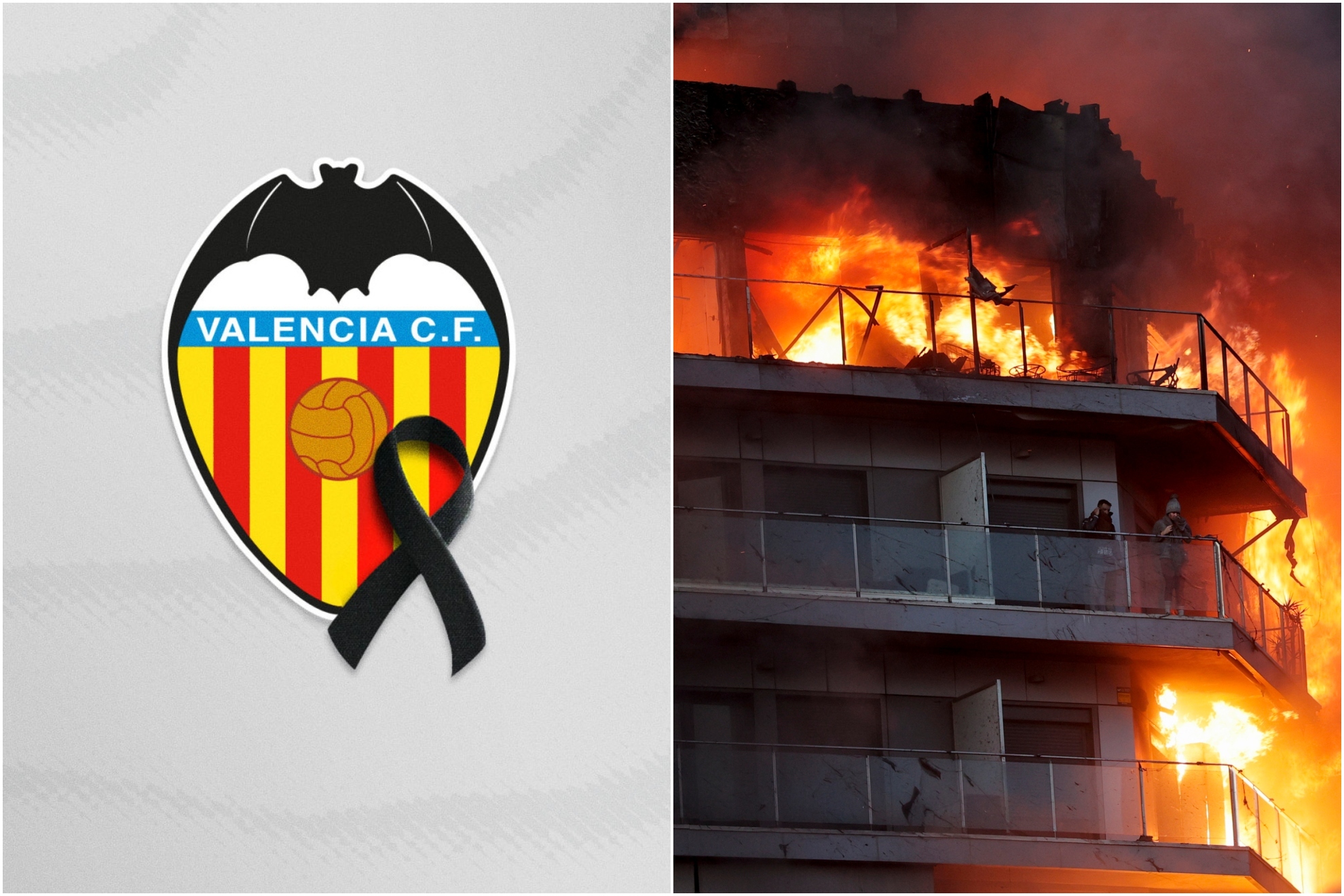 El Valencia CF ha anunciado una rueda de prensa conjunta donde, previsiblemente, anunciará el aplazamiento del partido por el incendio