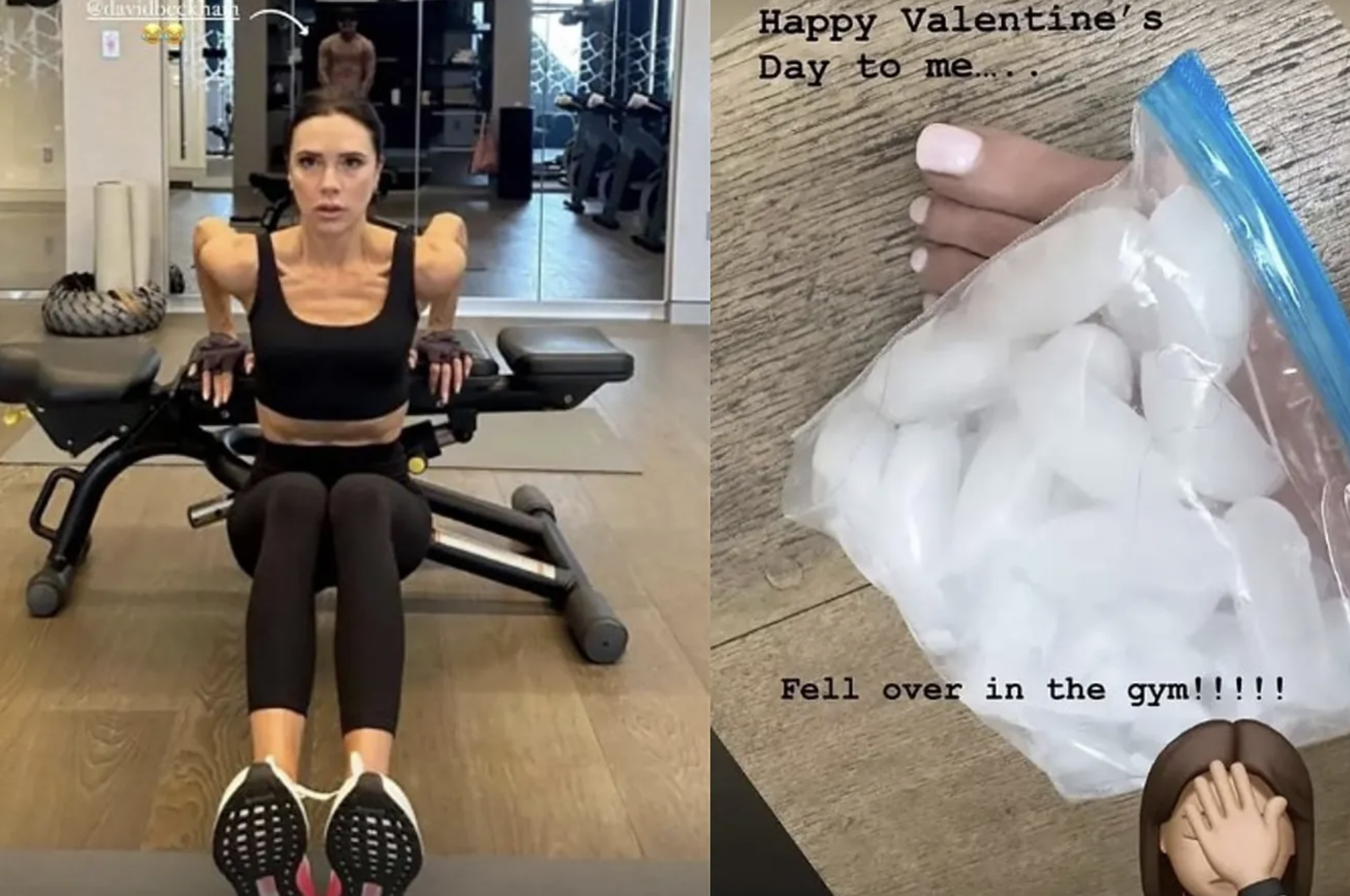 Victoria Beckham suffers unpleasant accident at the gym
