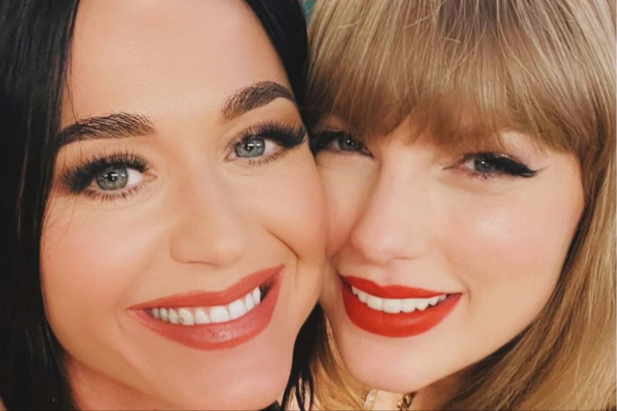 Pop superstars and old-time friends Katy Perry and Taylor Swift.