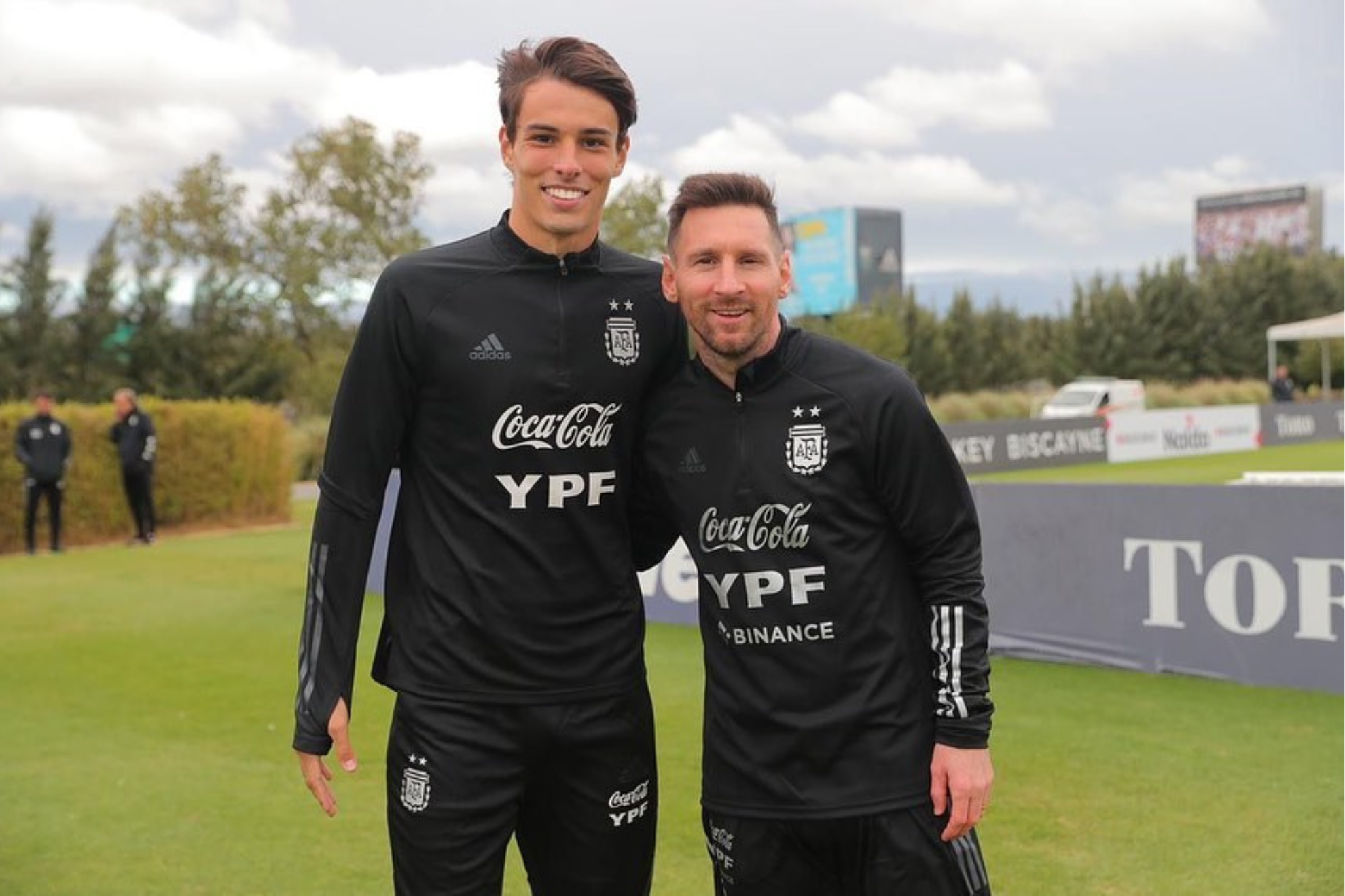 Redondo and Lionel Messi in 2022.