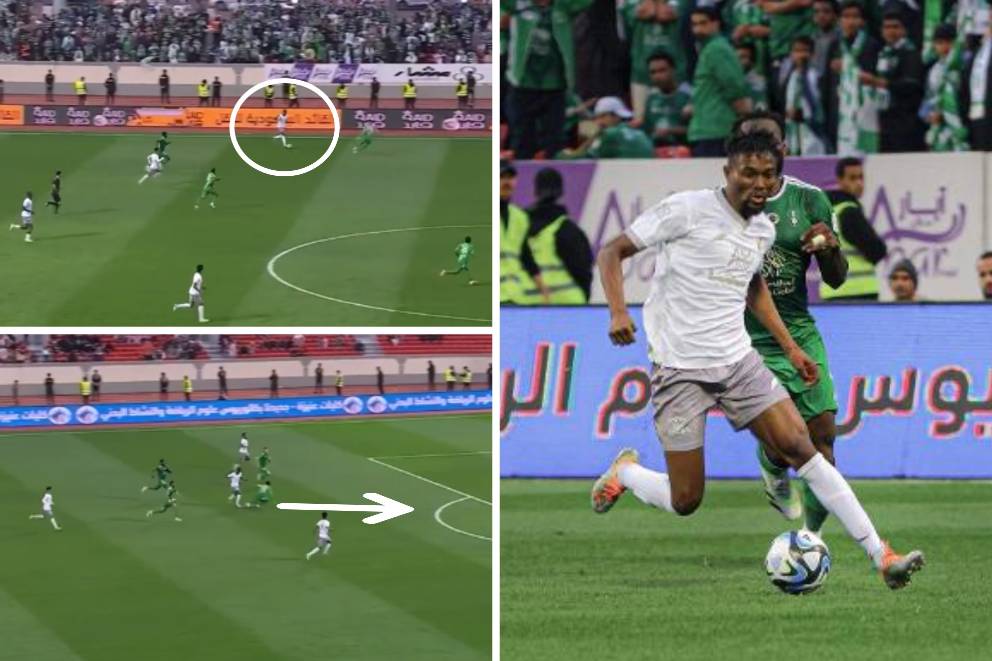 Fichó en 2015 por el Atlético, no llegó ni a debutar y ahora pone en pie la liga saudí con un gol maradoniano