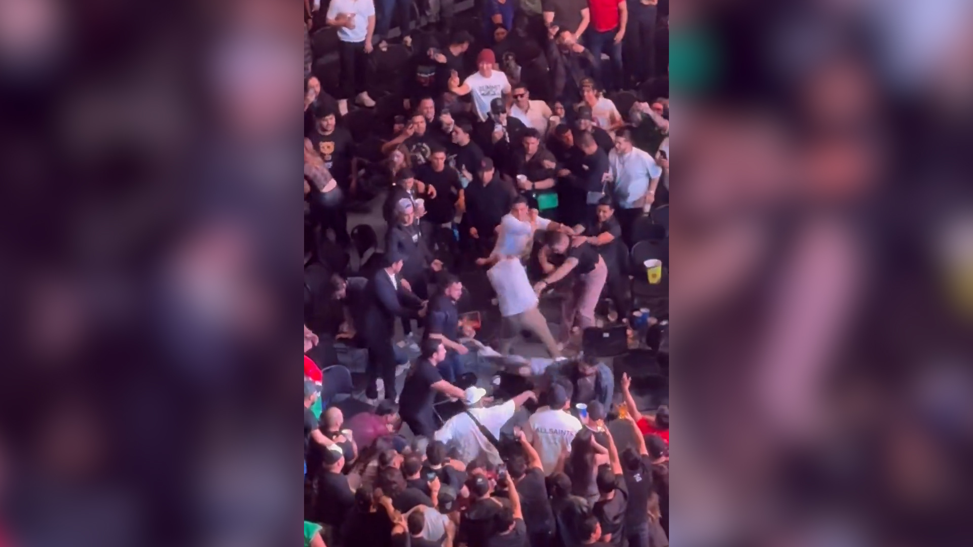UFC in Mexico ends with a fight between fans... and two K.O.s in one