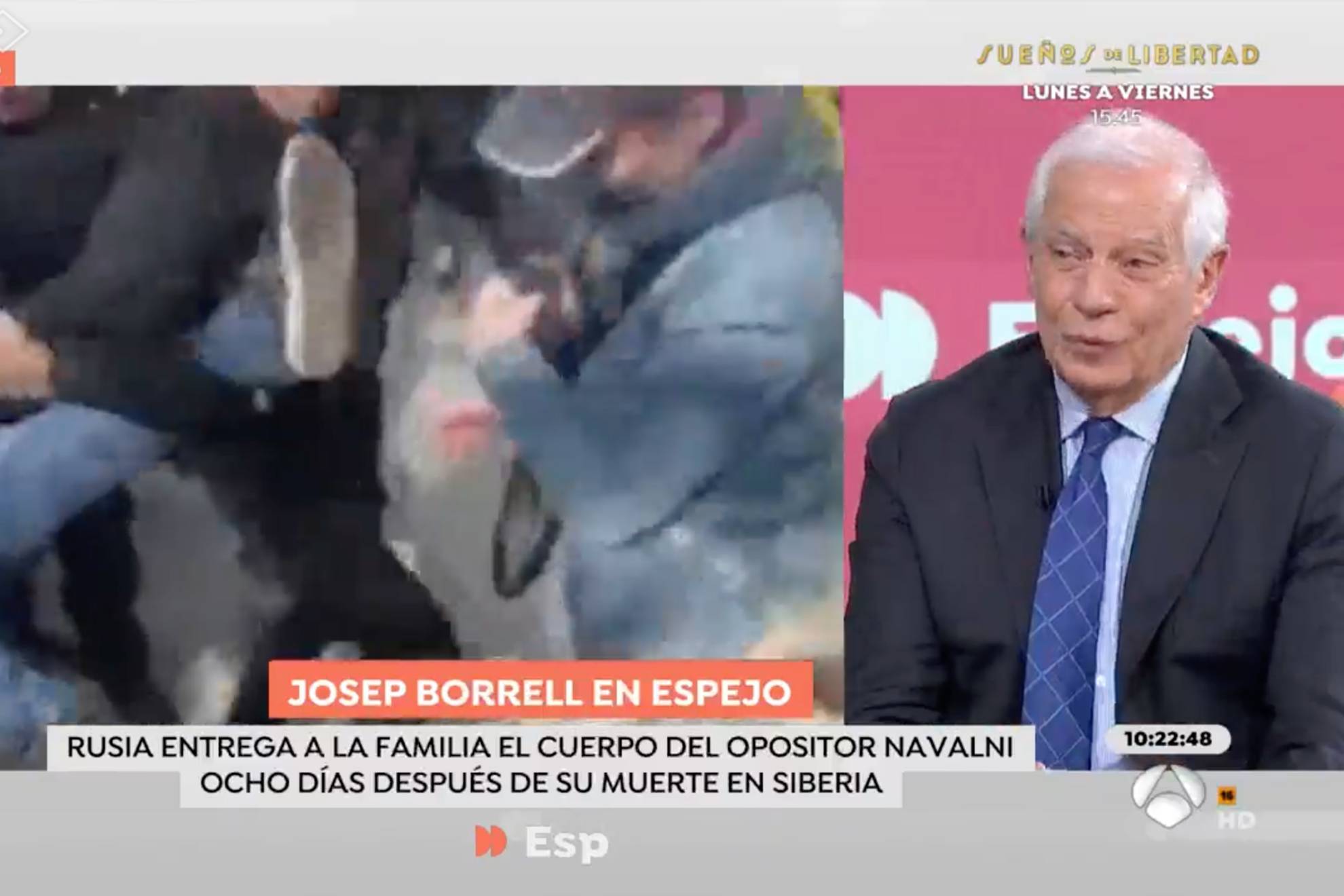 Josep Borrell en Espejo Pblico.