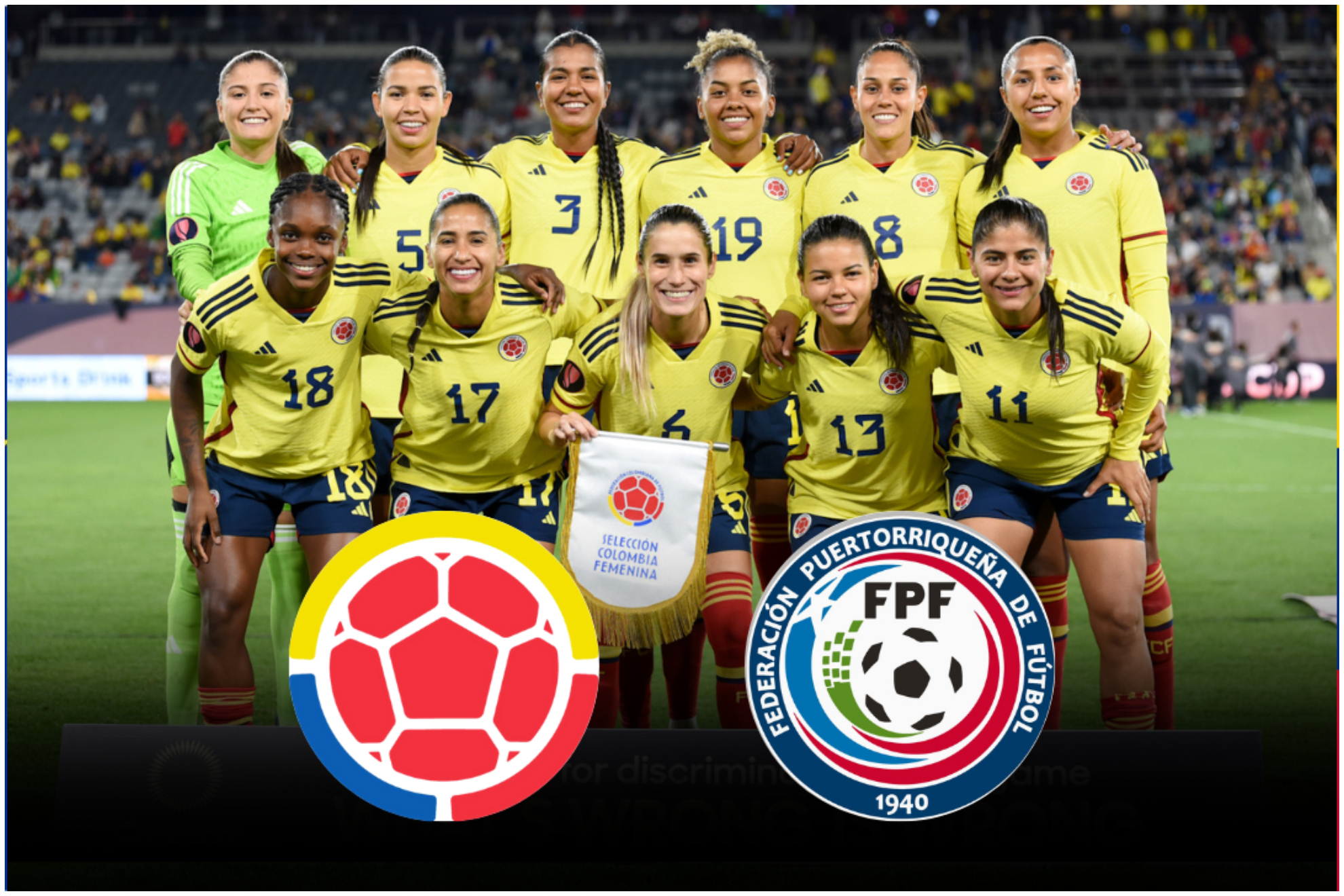 Colombia vs. Puerto Rico: hora y dónde ver online y por TV el partido de Copa Oro Femenina 2024.