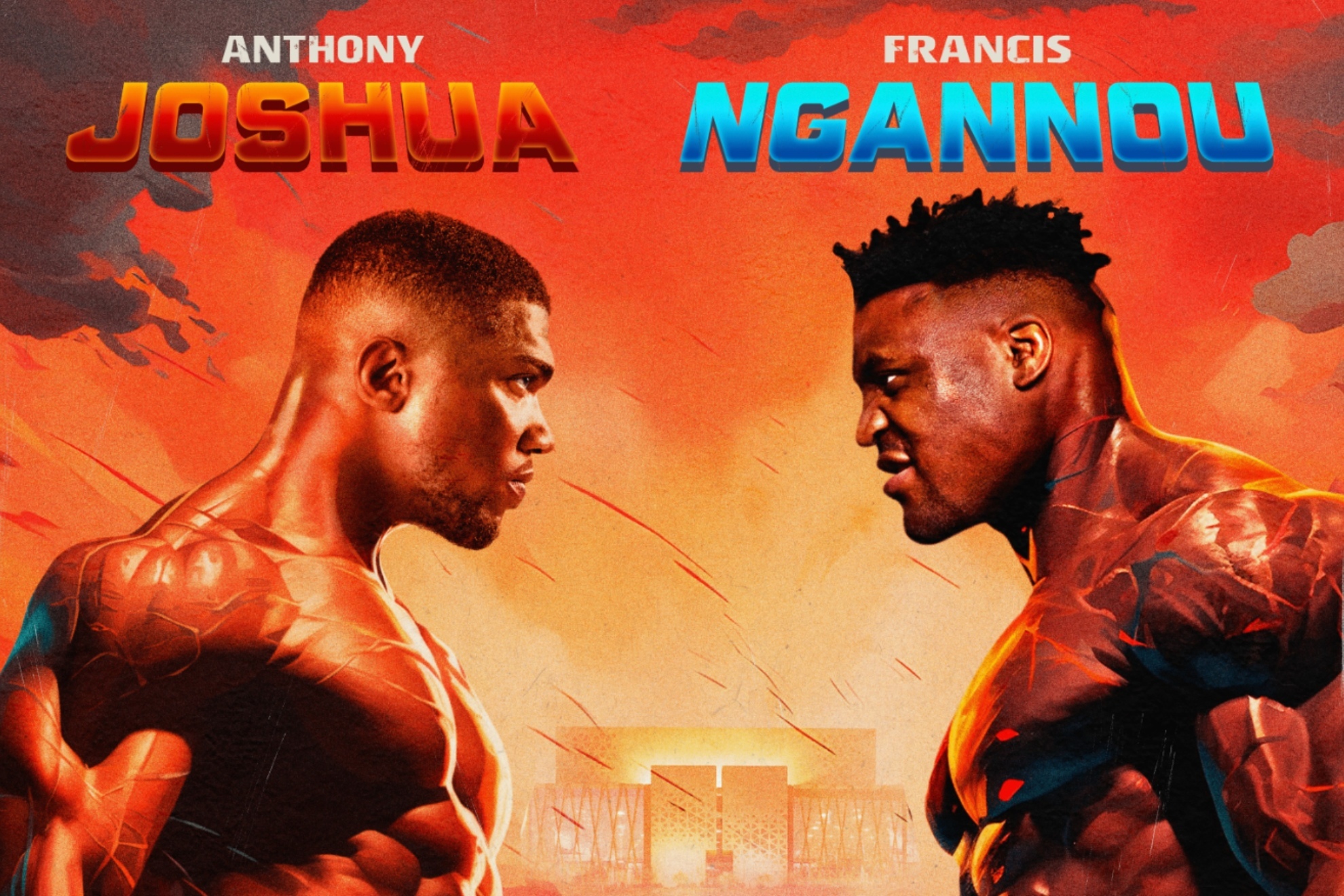 Joshua vs Ngannou poster for Match 8
