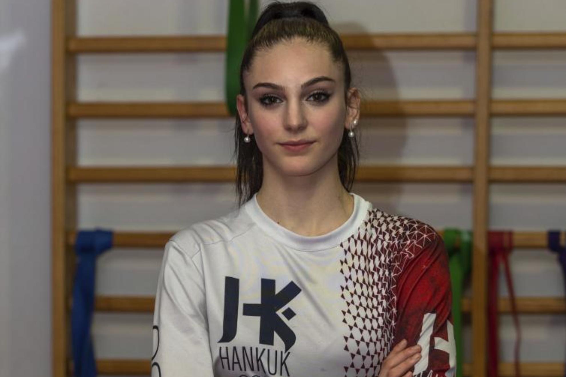 Laura Rodríguez, en el gimnasio Hankuk.